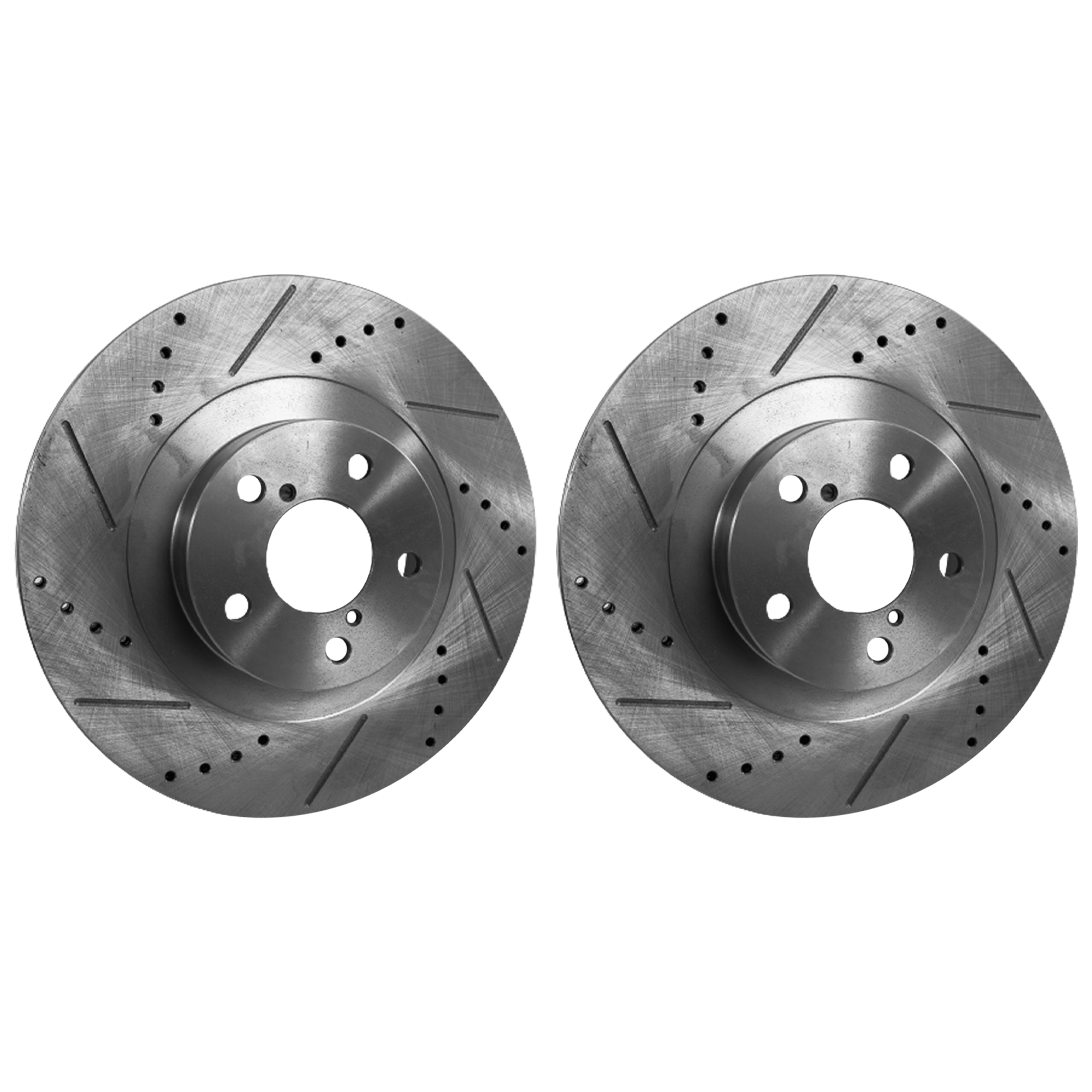 AM BAJA 04-06 BRZ 13-23 FRONT BRAKE DISC Drilled and Slotted SKU SET JS27110004DRS2 OEM 31407-44306-145657-0833078-083