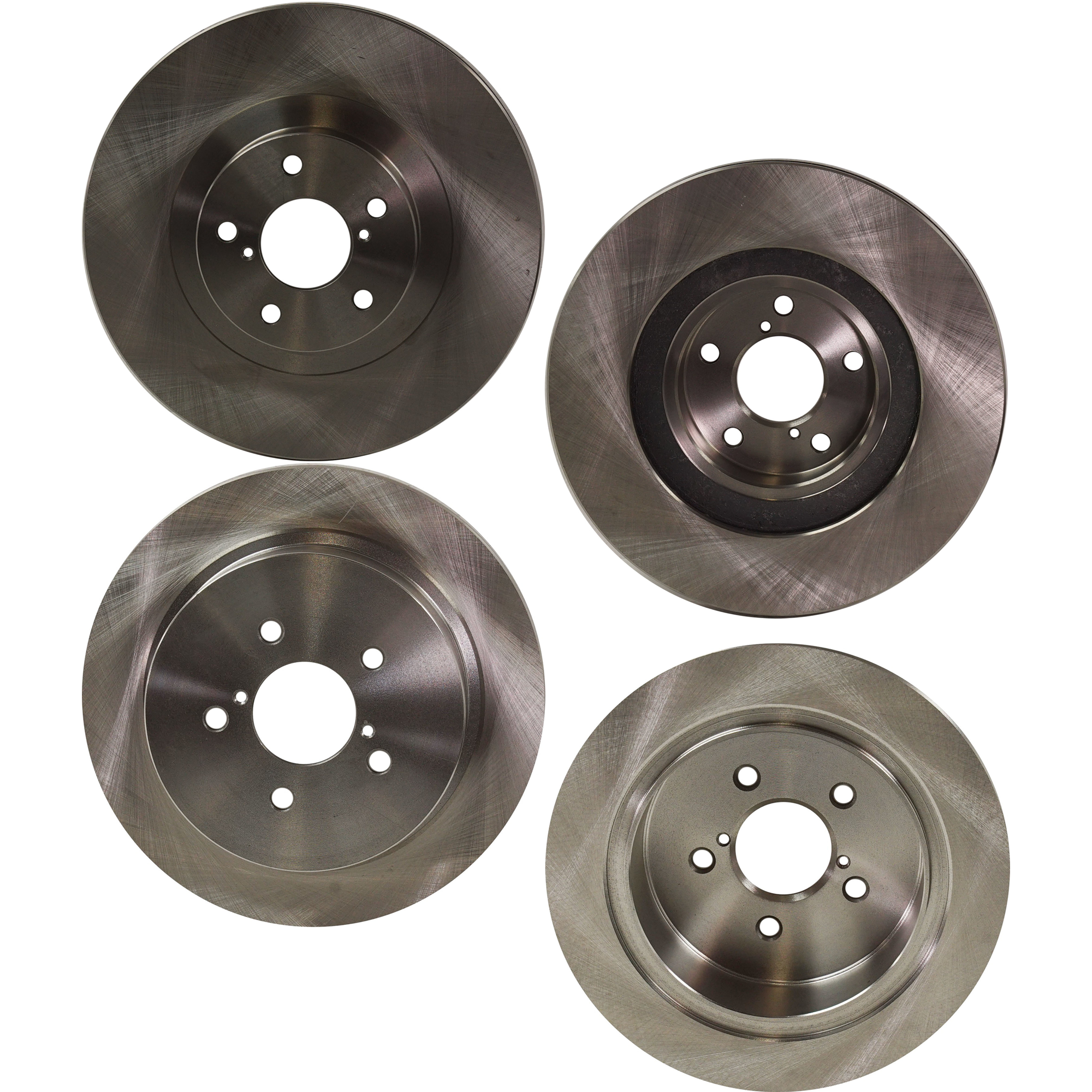 AM OUTBACK 05-05 FRONT AND REAR BRAKE DISC Plain Surface Vented 5 Lugs 4 Wheel Set SKU SET JS27110014-4 D OEM 26300AE060-26310AC040-26310AC0