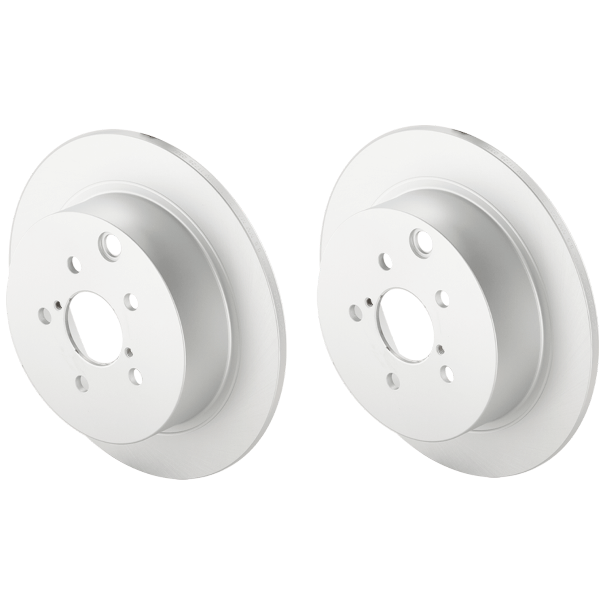 AM IMPREZA 12-23 CROSSTREK 16-23 REAR BRAKE DISC RH AND LH Plain Surface G Coated Cast Iron Solid 5 Lugs SKU SET JS27110018G 2 OEM 26700FJ000 PFM