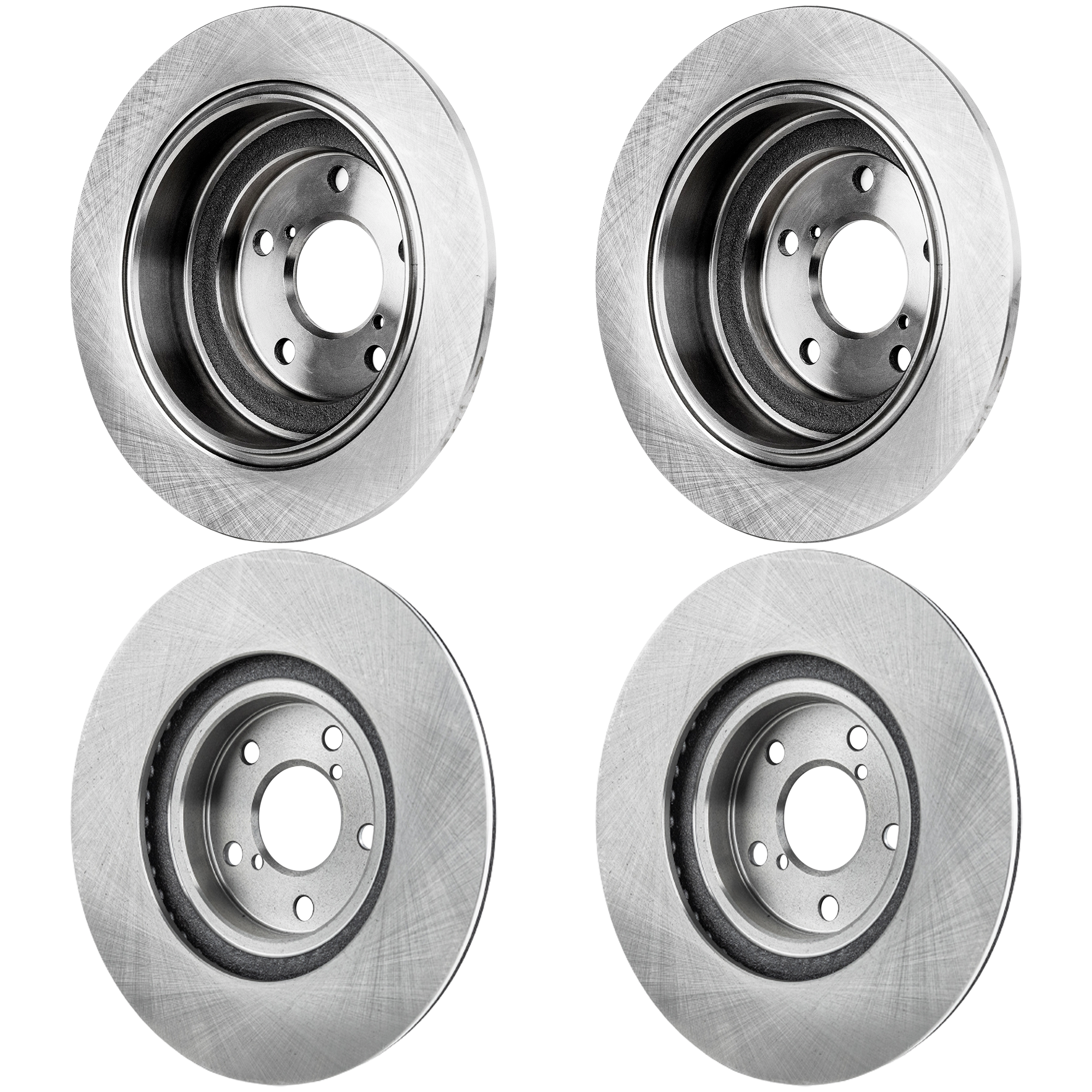 AM 9-2X 05-05 FORESTER 98-02 FRONT AND REAR BRAKE DISC 4 Wheel Set SKU SET JS27110030-4 B OEM 26310AA050-26310AA051-26310AA0