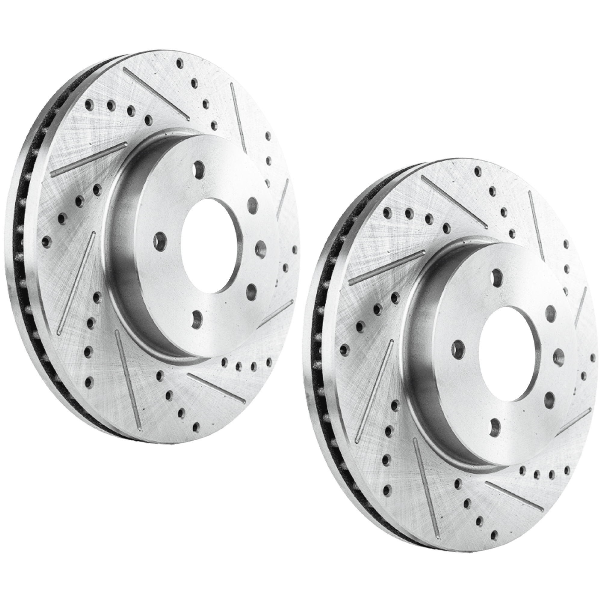 AM EQUINOX 07-09 VUE 08-10 CAPTIVA SPORT 12-15 FRONT BRAKE DISC RH AND LH Performance Rotor Drilled and Slotted SKU SET JS27110054DRS2 OEM 41229-55148-60376-900320-60047