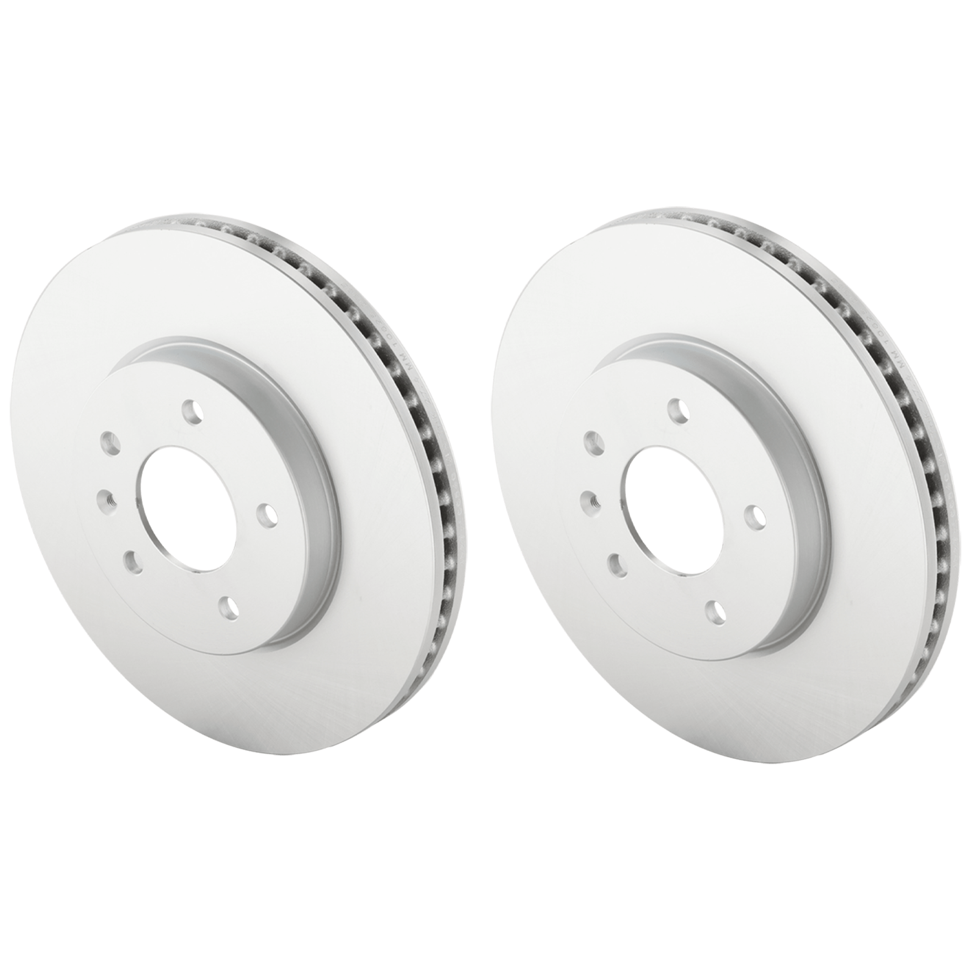 AM EQUINOX 07-09 VUE 08-10 CAPTIVA SPORT 12-15 FRONT BRAKE DISC RH AND LH Plain Surface G Coated Cast Iron Vented 5 Lugs SKU SET JS27110054G 2 OEM 4808848 PFM