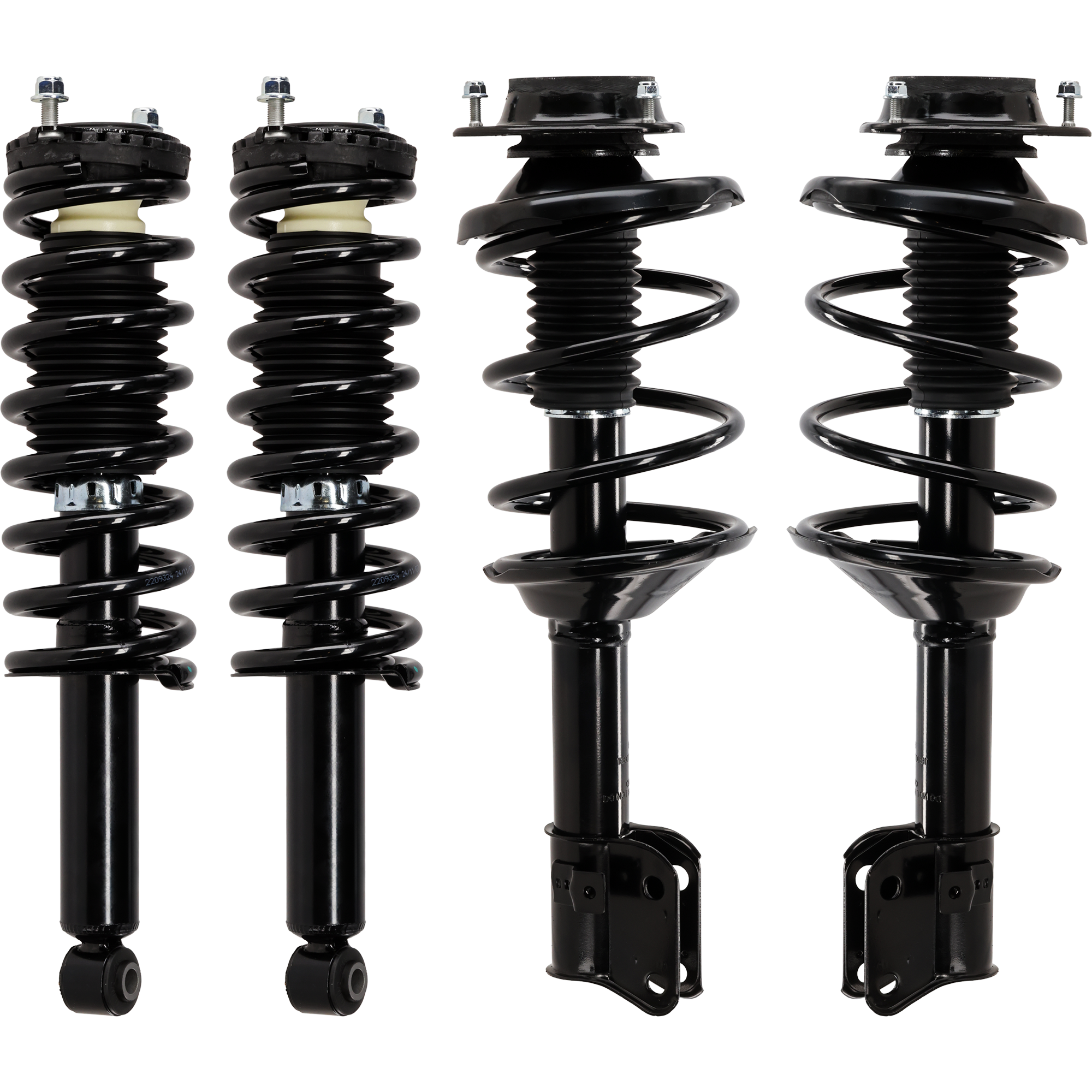 AM OUTBACK 00-04 FRONT AND REAR FULLY LOADED STRUT RH AND LH Gas Charged Twin tube Set of 4 SKU SET JS28050033-4 OEM 2701611048-1331745R 1331763R 2