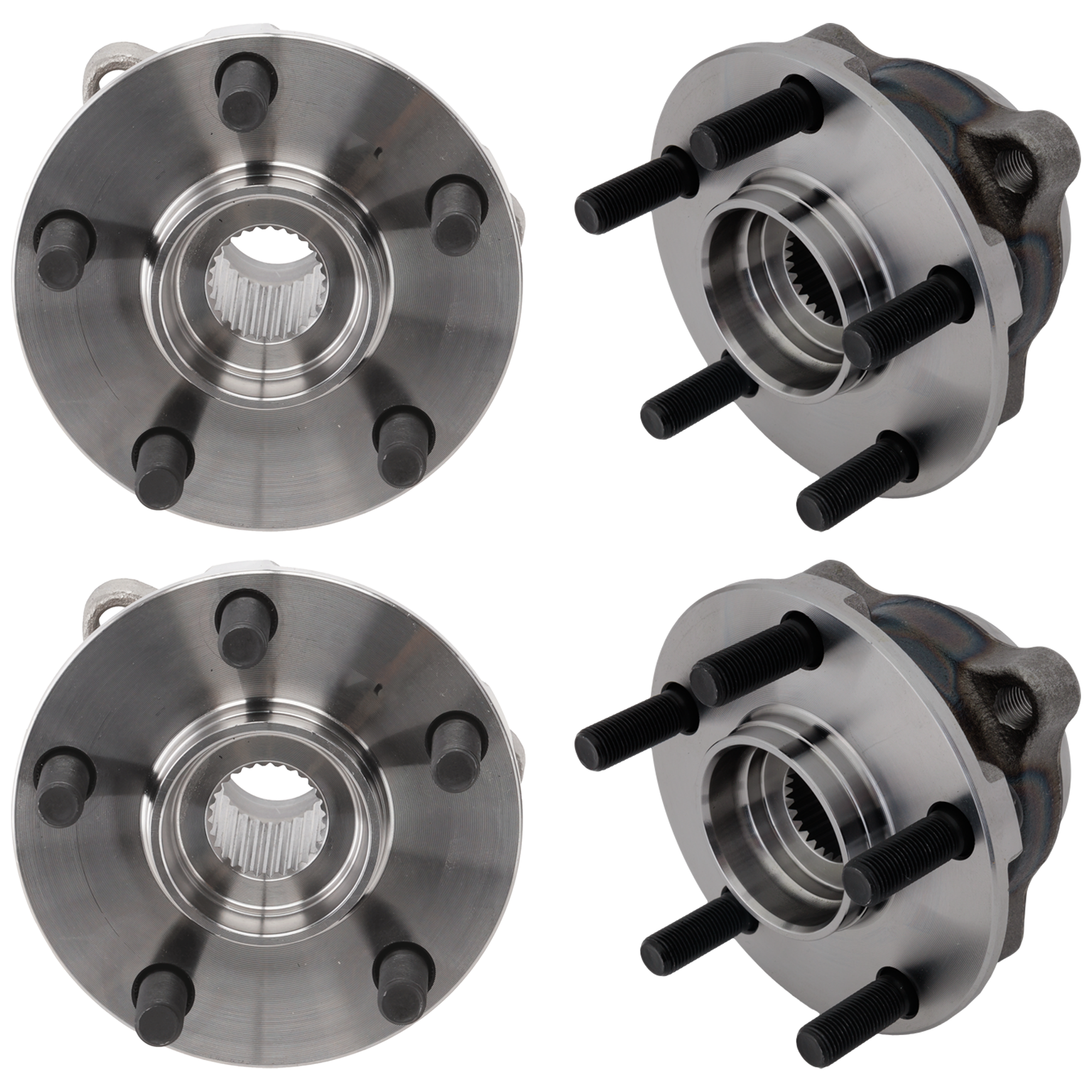 AM IMPREZA 12-14 XV CROSSTREK 13-14 FRONT AND REAR HUB ASSEMBLY RH AND LH SKU SET JS283714-4 B OEM 28373FG000-28473FJ020