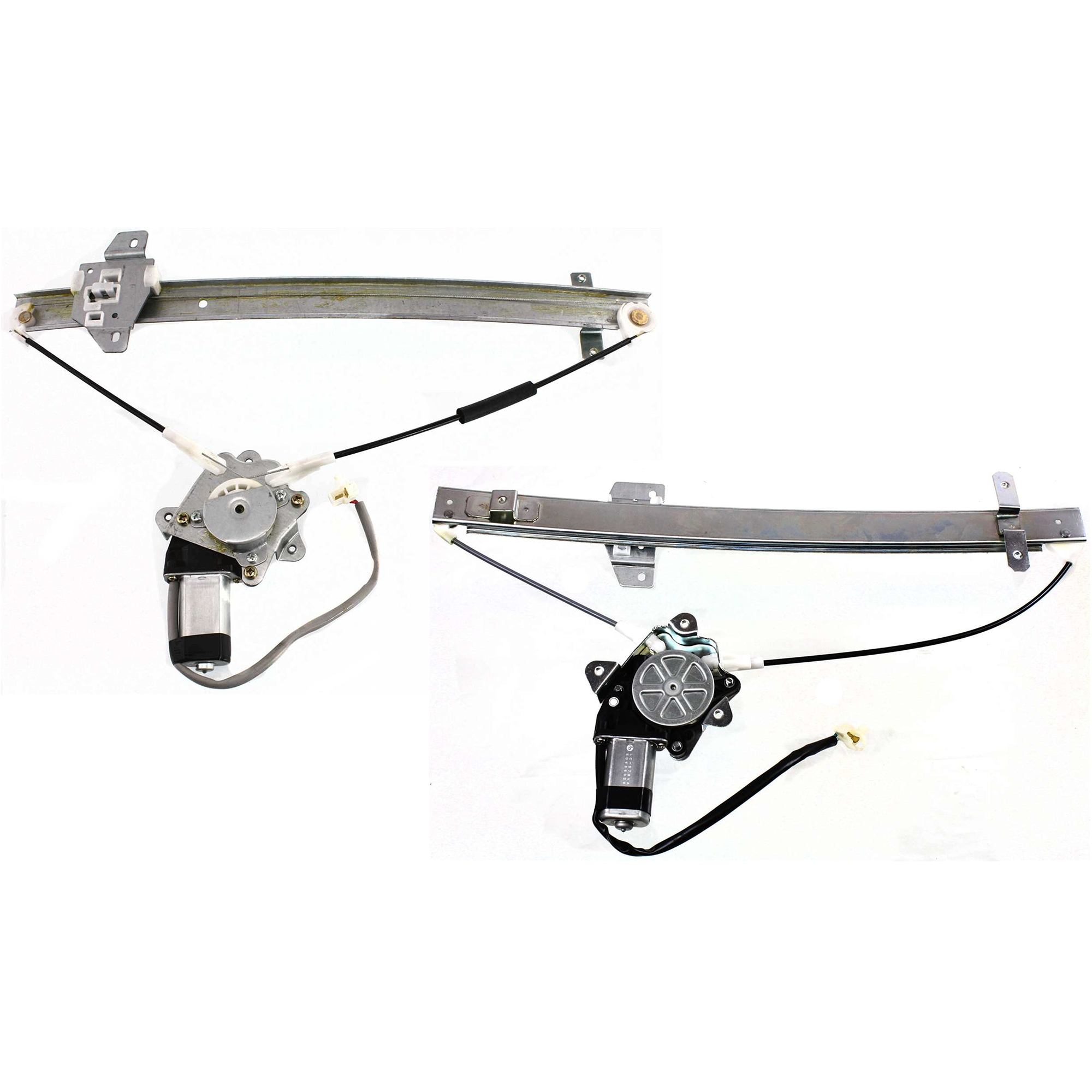 AM SIDEKICK 91-98 FRONT WINDOW REGULATOR RH AND LH Power w Motor 4 Door SKU SET JS462915 Partslink SZ1350103 SZ1351103 OEM 8340157B00-8340257B00