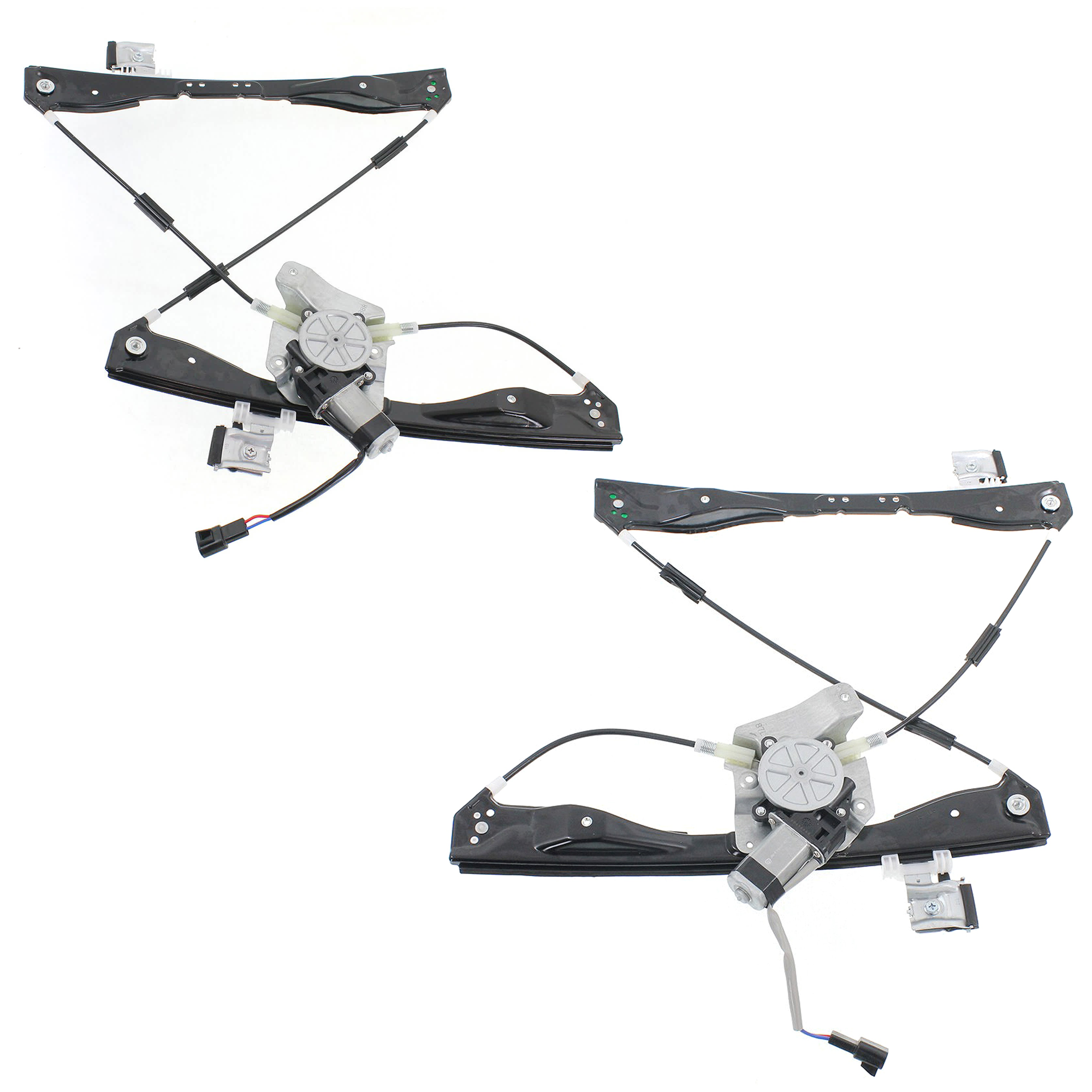 AM MALIBU 08-12 FRONT WINDOW REGULATOR RH AND LH Power w Motor Excludes 2008 Classic Model SKU SET JS462927 Partslink GM1350213 GM1351213 OEM 25943967-25943968
