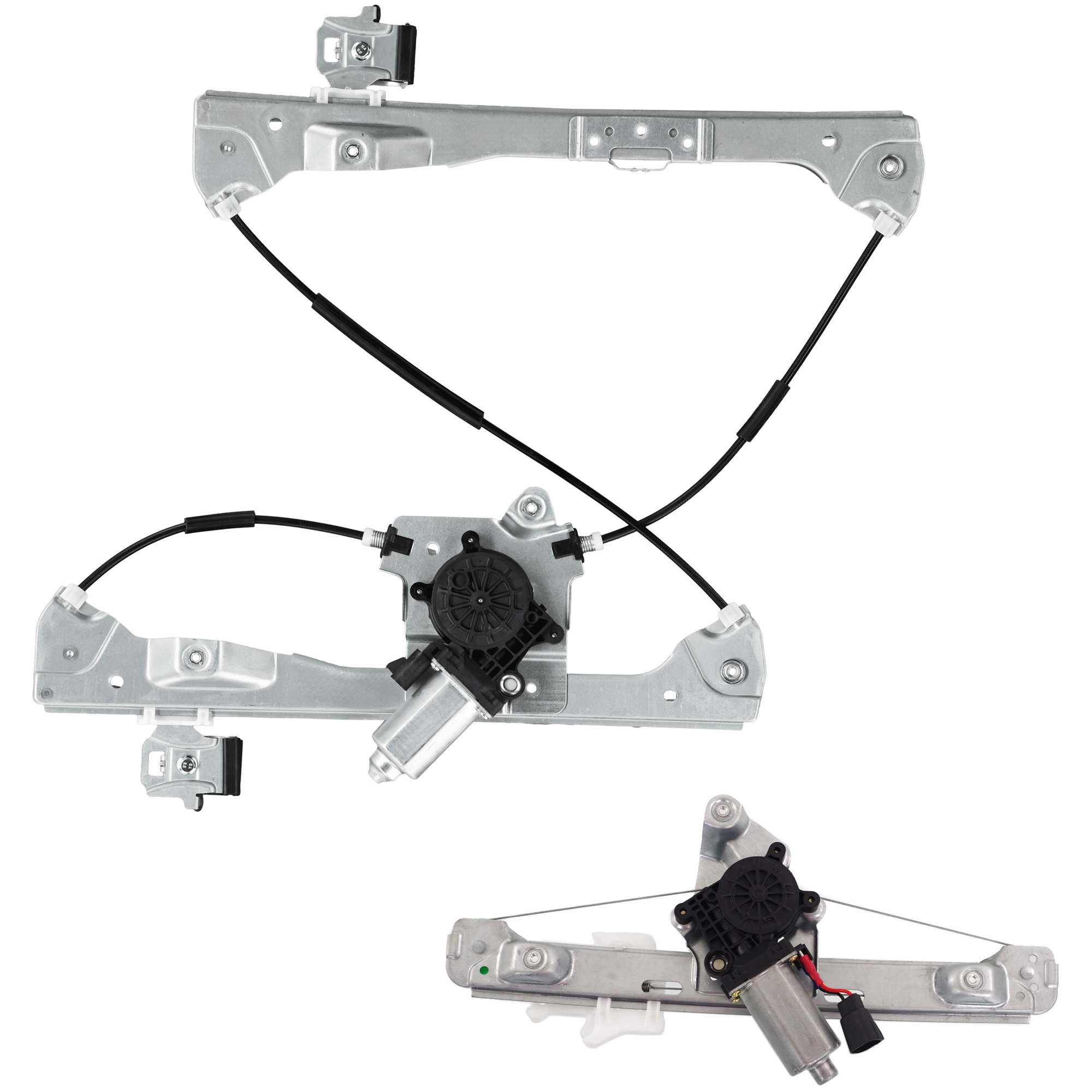 AM MALIBU 08-12 FRONT AND REAR WINDOW REGULATOR LH Power w Motor Excludes 2008 Classic Model SKU SET JS462928 Partslink GM1350213 GM1550138 OEM 20774635-25943968