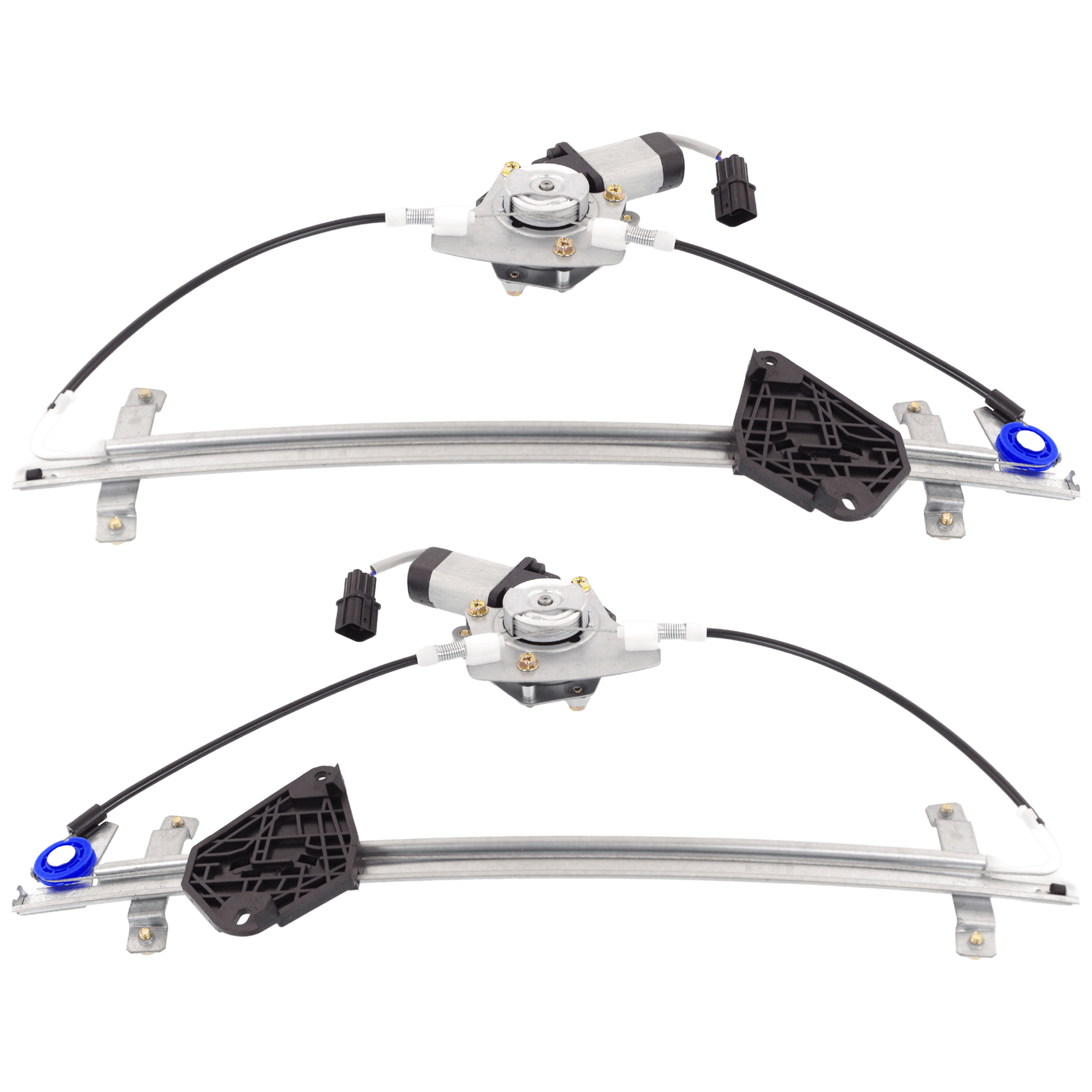 AM LEGACY OUTBACK 10-14 FRONT AND REAR WINDOW REGULATOR LH Power w Motor SKU SET JS462936-2L Partslink SU1350105 SU1550104 OEM 61041AJ01B 61042AJ01A 61042AL0