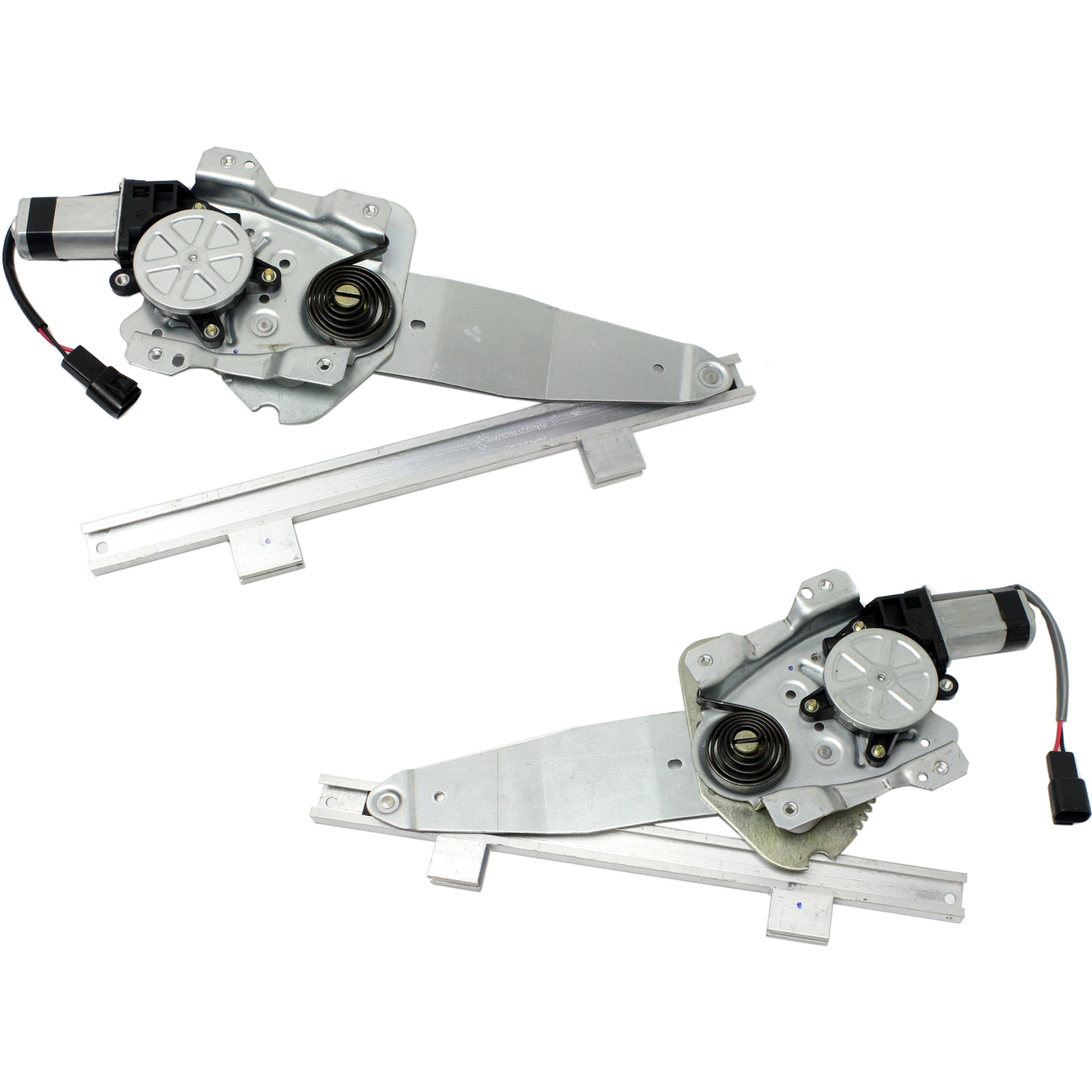 AM SL CLASS 96-02 REAR WINDOW REGULATOR RH AND LH Power With Motor SKU SET JS491715 Partslink GM1550156 GM1551156 OEM 21171234-21171235