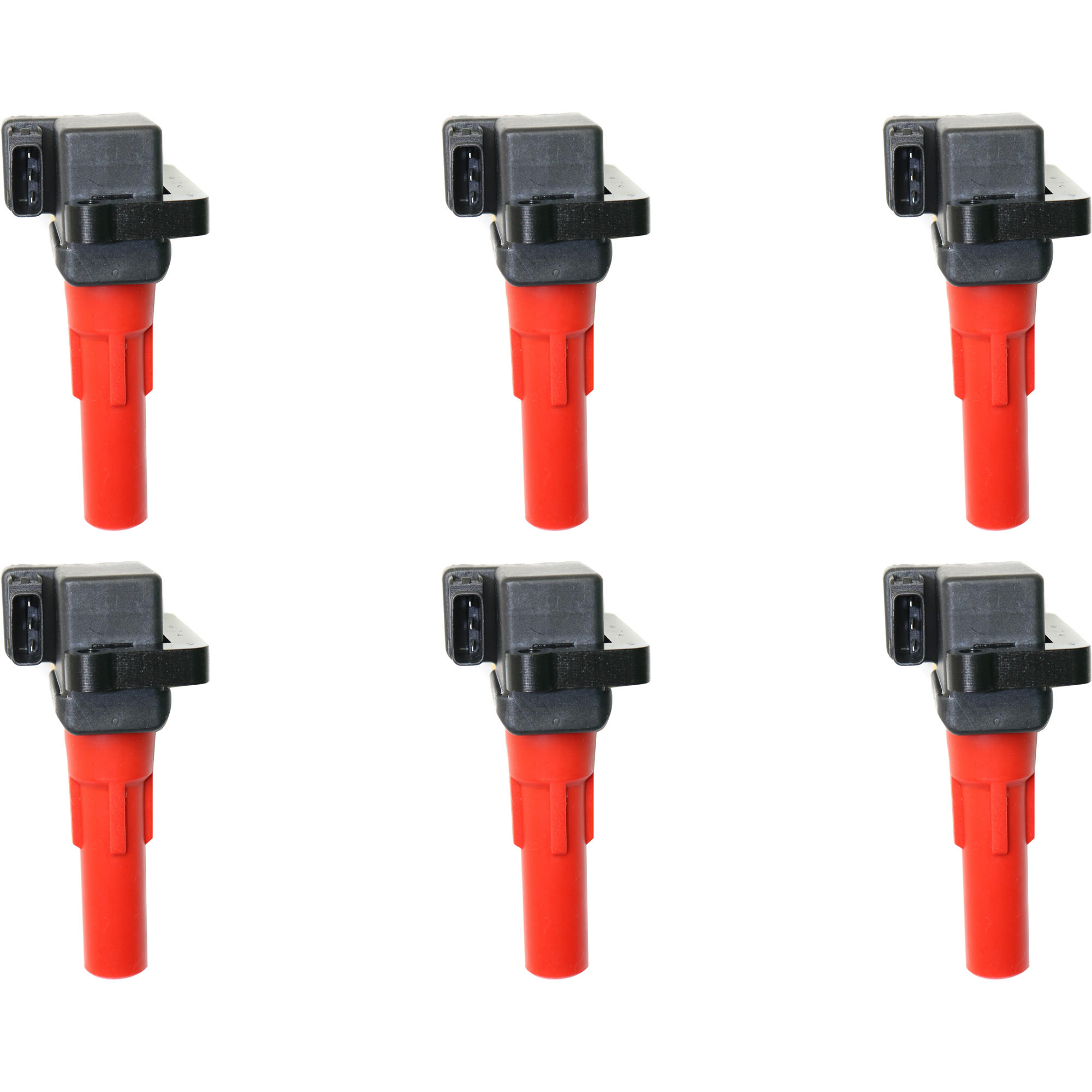 AM OUTBACK 01-09 LEGACY TRIBECA 08-09 IGNITION COIL Set of 6 Coil on Plug 3 Male Terminals SKU SET JS504624-6