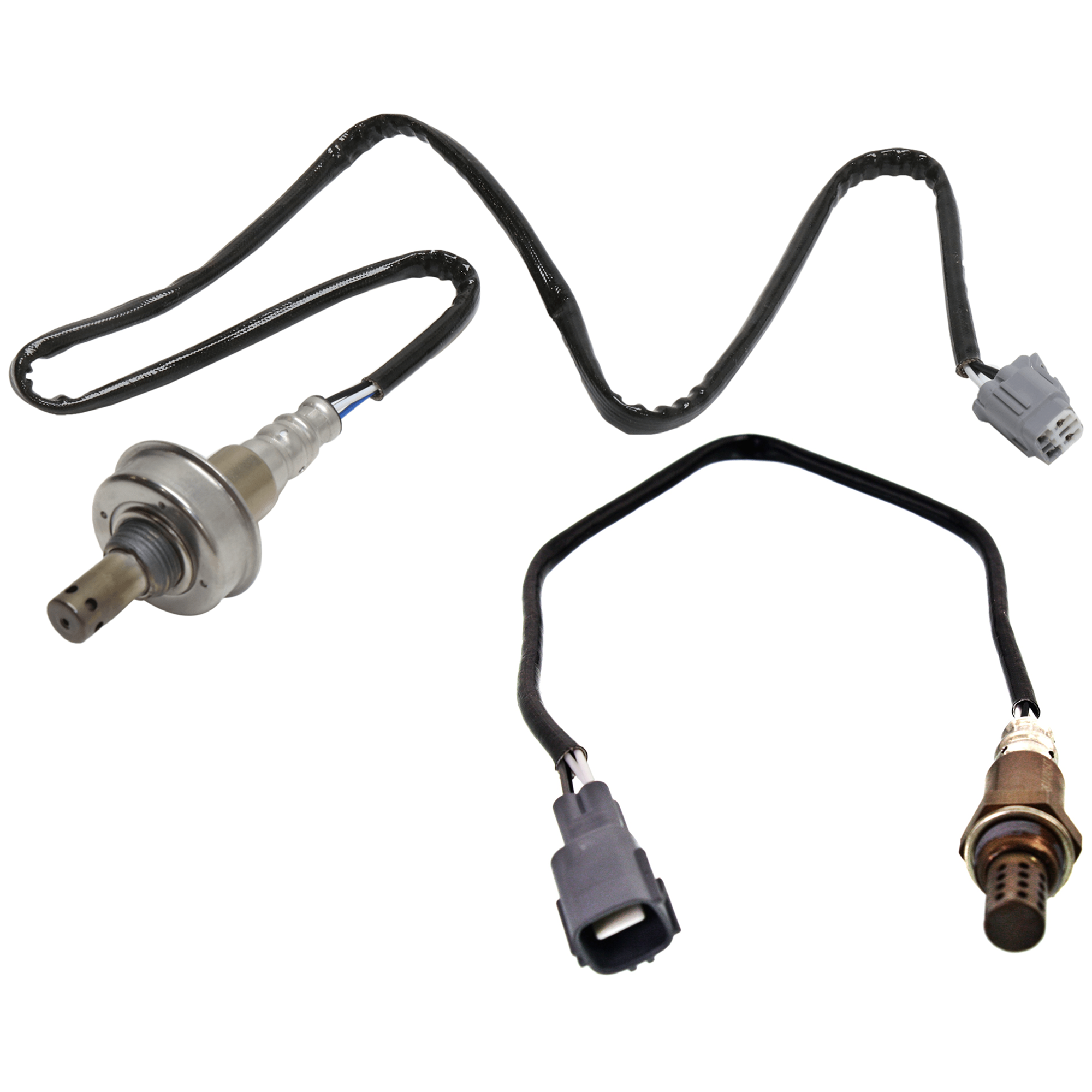 AM FORESTER 04-08 WRX STI 15-19 OXYGEN SENSOR 4 Wire Before and After Catalytic Converter Lead Wire Set of 2 SKU SET JS960909-2