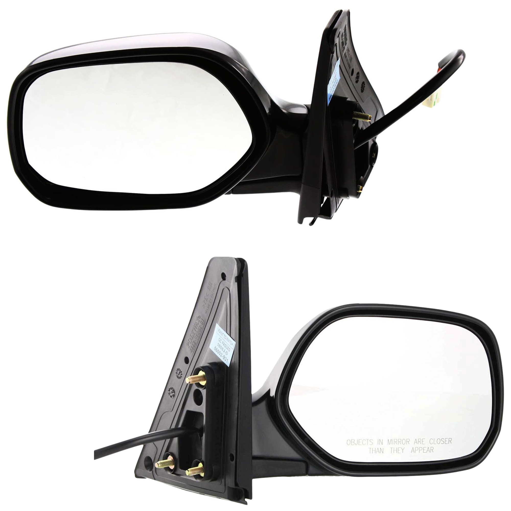 AM XB 04-06 MIRROR RH AND LH Power Manual Folding Non Heated Paintable SKU SET JSC10ER Partslink SC1320101 SC1321101 OEM 8791052520-8794052500