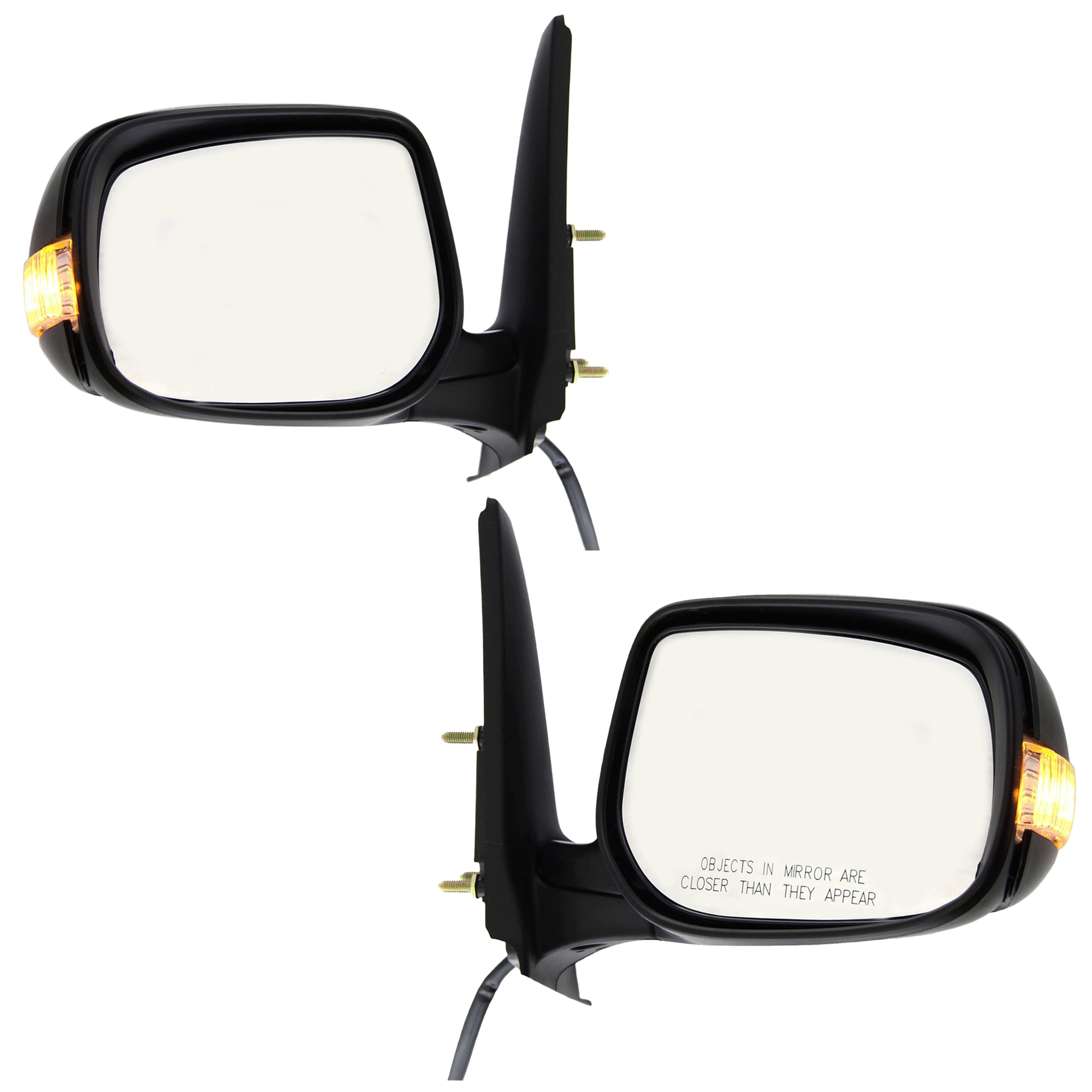 AM XB 08-15 MIRROR RH AND LH Power Manual Folding Non Heated Paintable w Signal Light SKU SET JSC12ER S Partslink SC1320103 SC1321103 OEM 8791012D50-8794012D70