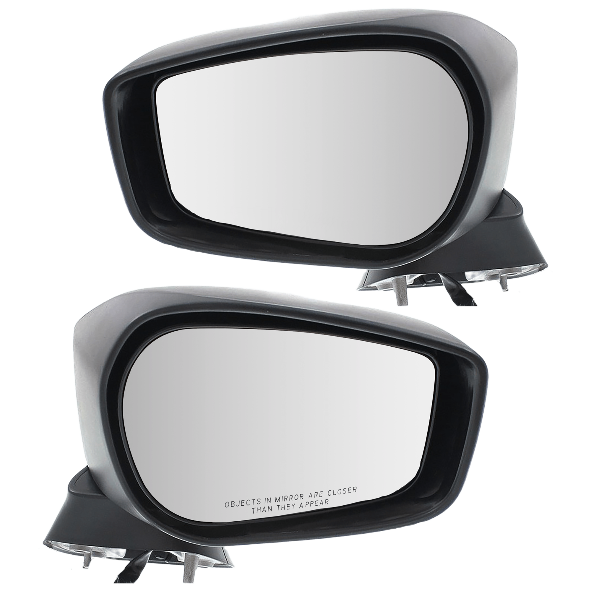 AM FR S 13-16 MIRROR RH AND LH Power Manual Folding Non Heated Textured SKU SET JSC17ER Partslink SC1320108 SC1321108 OEM SU00304705 PFM SU00304706 PFM