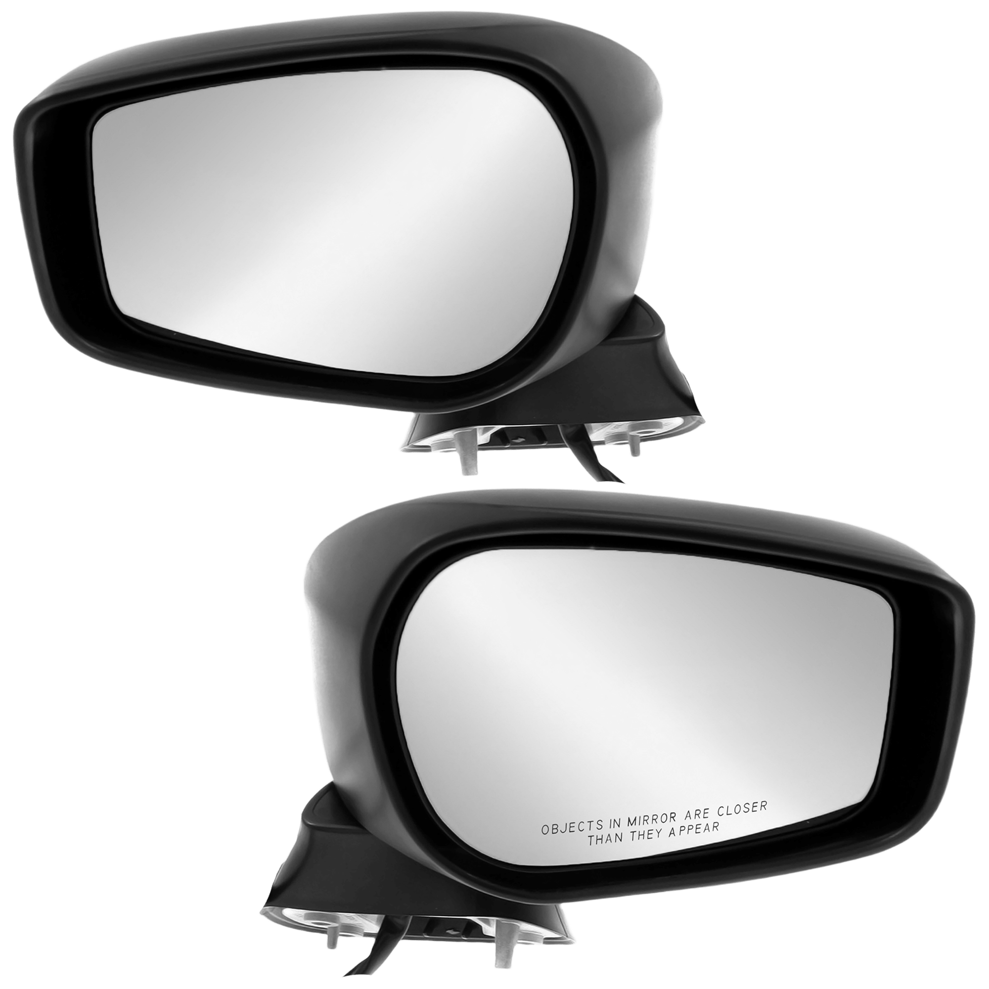 AM FR S 13-16 MIRROR RH AND LH Power Manual Folding Heated Textured SKU SET JSC18ER Partslink SC1320109 SC1321109 OEM SU00303048 PFM SU00303049 PFM