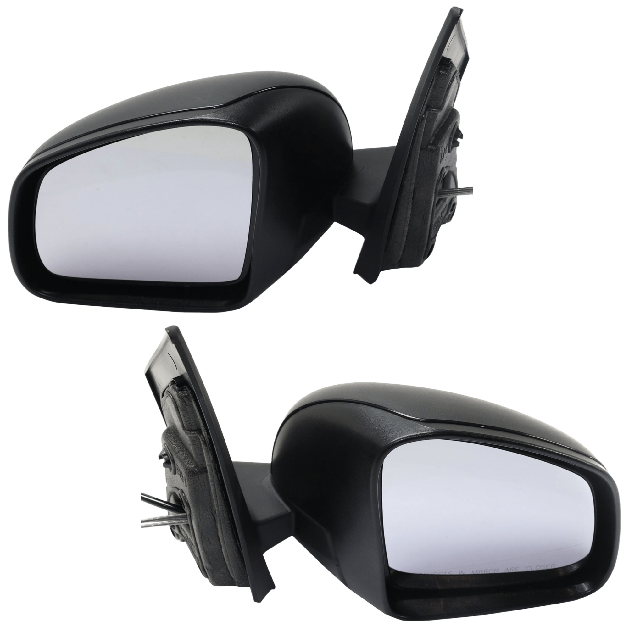 AM FORTWO 16-18 MIRROR RH AND LH Man Manual Folding Non Heated RH w Temp Snsr LH w o Temp Snsr Conv Cpe Txtd Blk SKU SET JSM01R Partslink SM1320100 SM1321100 OEM A4538103000 PFM A4538103500 PF