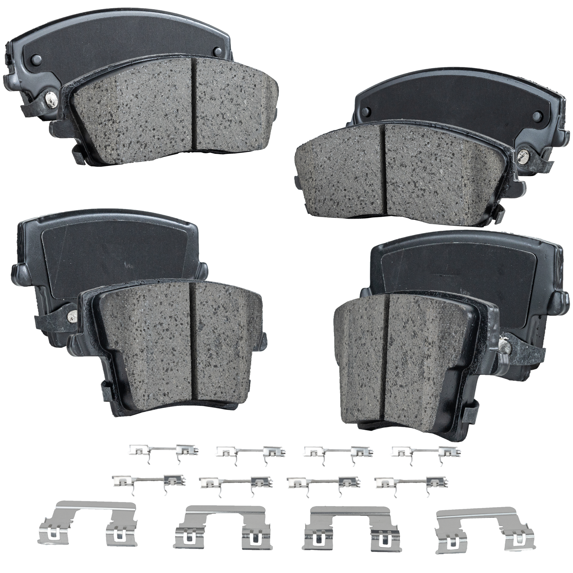 AM CHRYSLER 300-05-13 CHARGER 06-13 FRONT AND REAR BRAKE PAD SET 4 Wheel Set SKU SET JSSCP1056-4 OEM 5142555AA 5174001AA 5174001AB