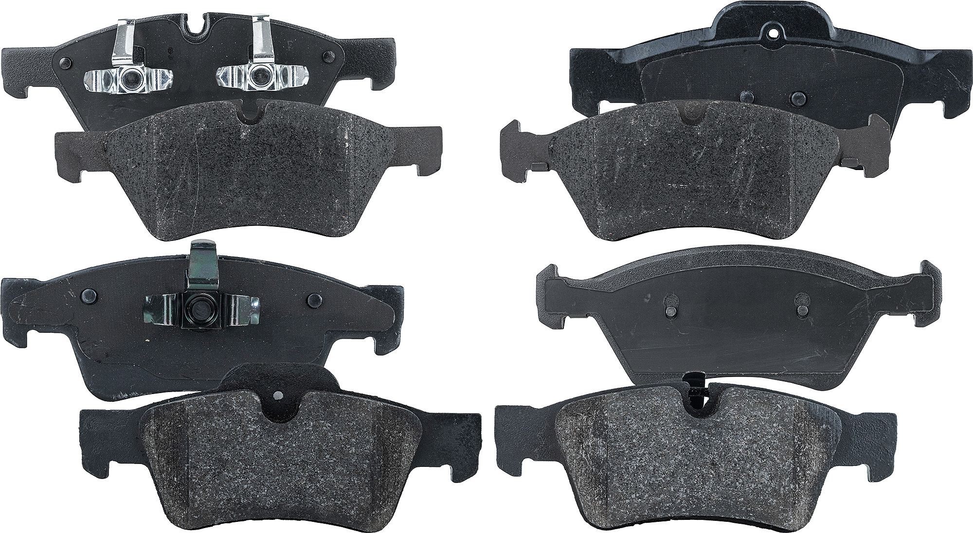 AM G55 AMG 05-11 R350-06-12 FRONT AND REAR BRAKE PAD SET 4 Wheel Set Ceramic SKU SET JSSCP1123 OEM 0044204020-1644200820-16442018