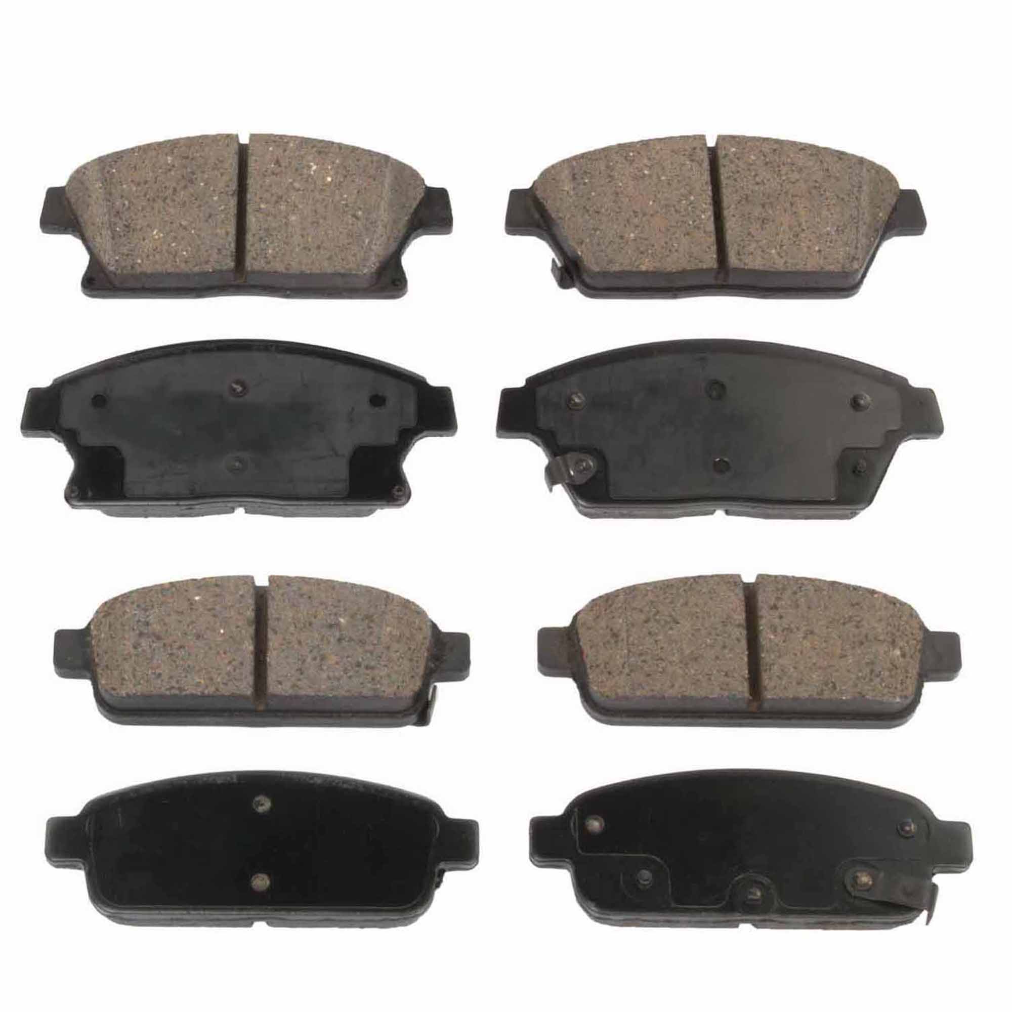 AM VOLT 11-15 VERANO 12-17 FRONT AND REAR BRAKE PAD SET 4 Wheel Set SKU SET JSSCP1467-4 A OEM 13300867-13300868-13319293-133