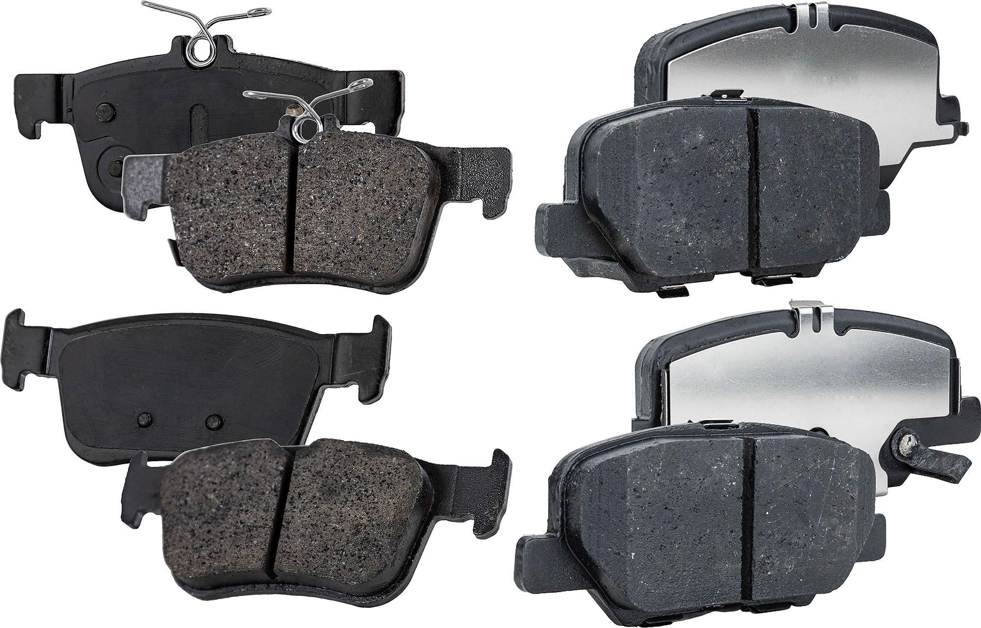 AM CIVIC 17-20 FRONT AND REAR BRAKE PAD SET 4 Wheel Set SKU SET JSSCP1697-4 OEM 43022TBAA02-43022TBFA01-43022T