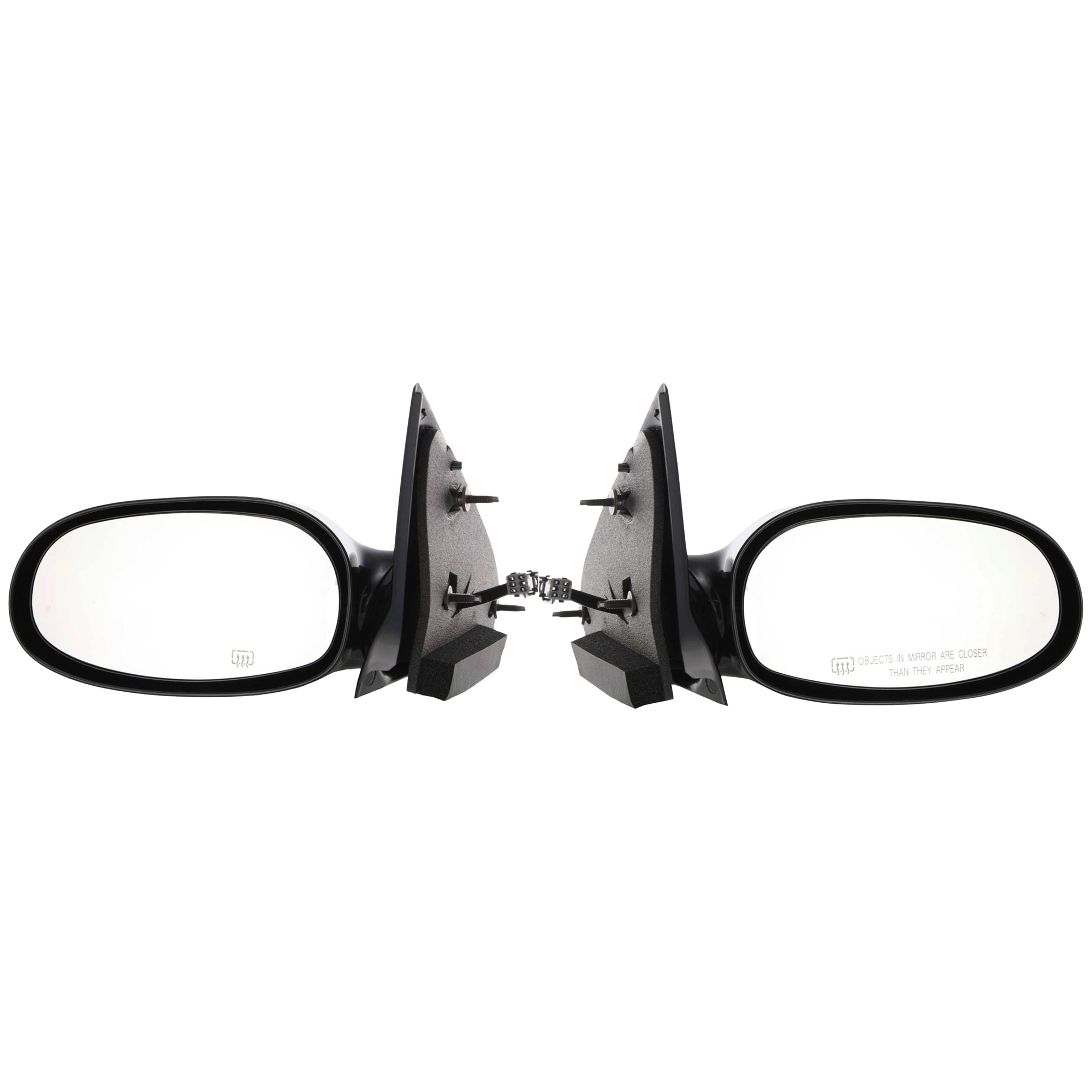 AM SATURN L SERIES 00-05 MIRROR RH AND LH Power Non Folding Heated Paintable SKU SET JST16ER Partslink GM1320235 GM1321235 OEM 22707324-22707325