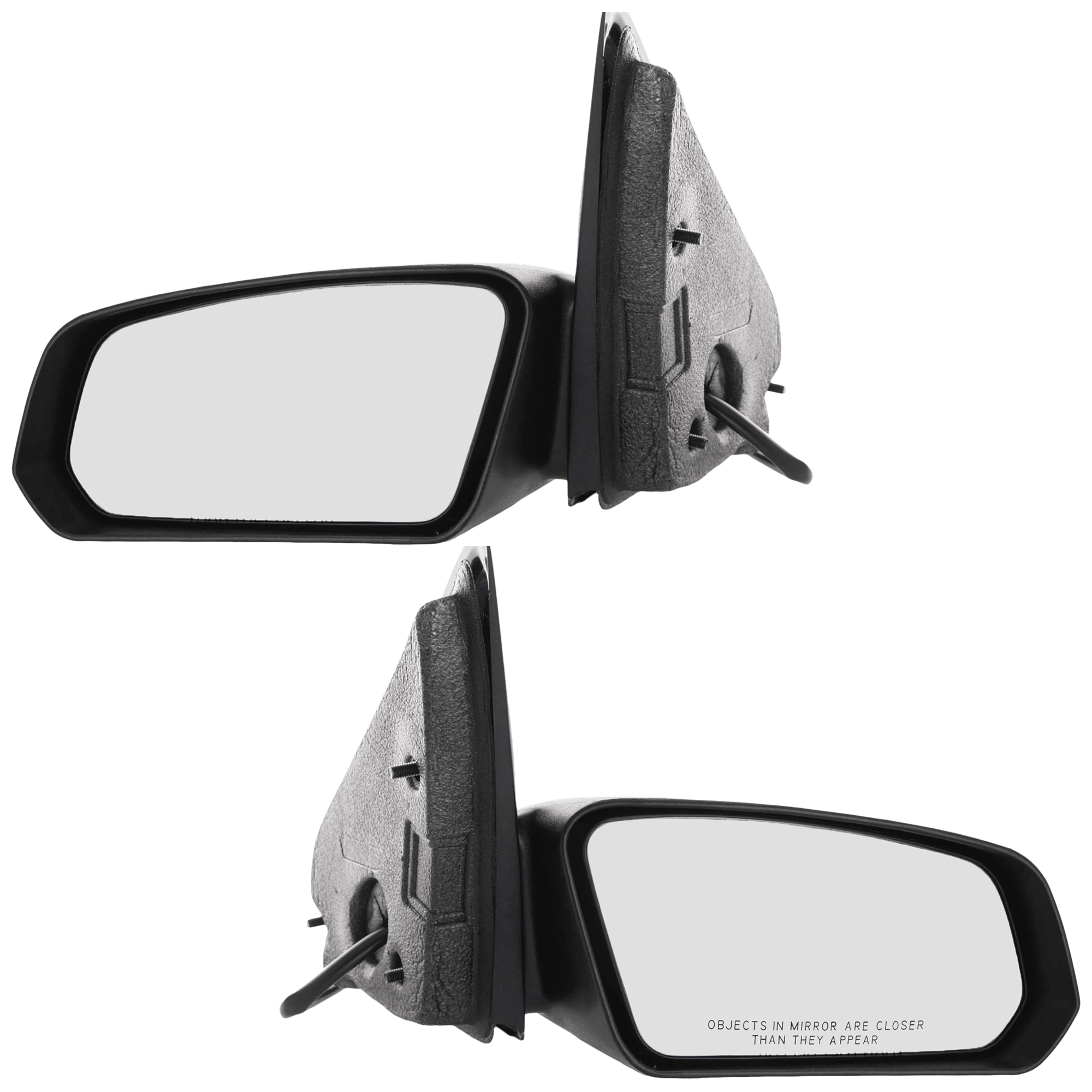 AM ION 03-07 MIRROR RH AND LH Power Non Folding Non Heated Textured Sedan SKU SET JST17ER Partslink GM1320267 GM1321267 OEM 22726679-22726680