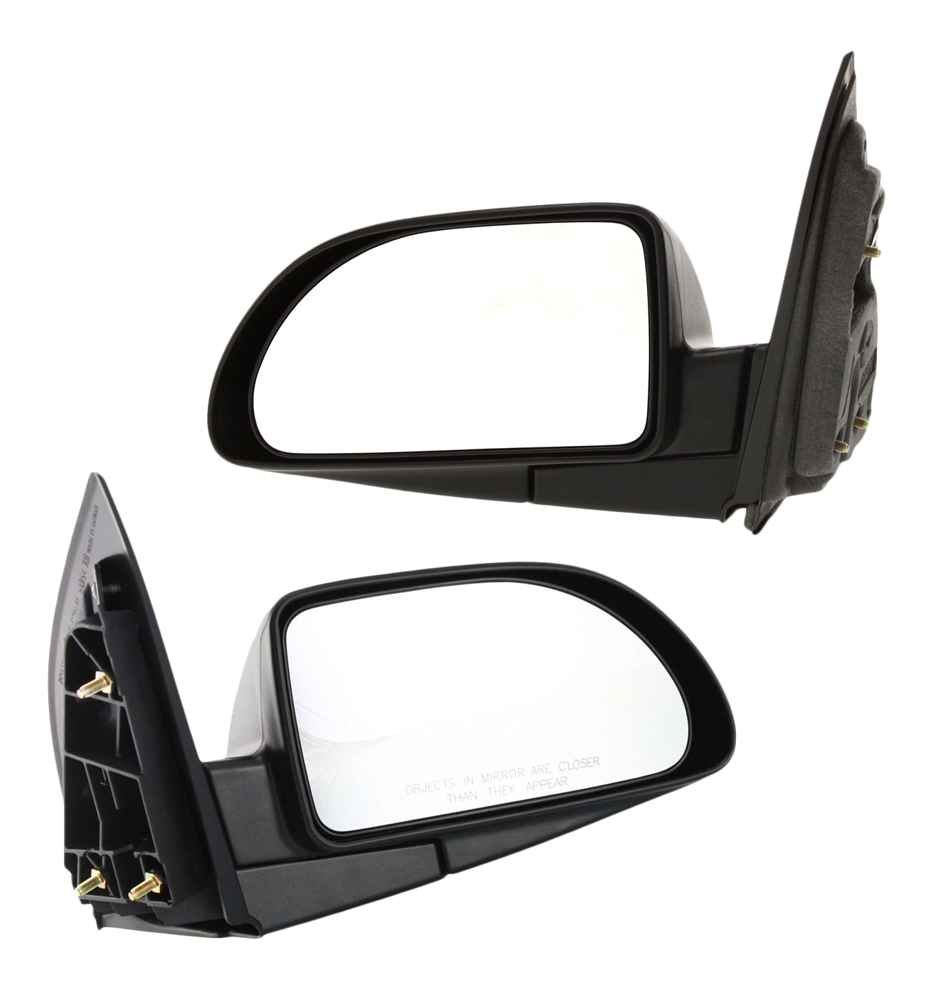 AM VUE 02-07 MIRROR RH AND LH Manual Adjust Manual Folding Non Heated Paintable SKU SET JST18R Partslink GM1320271 GM1320268 GM1321271 OEM 10377786-22702058-22696149-103