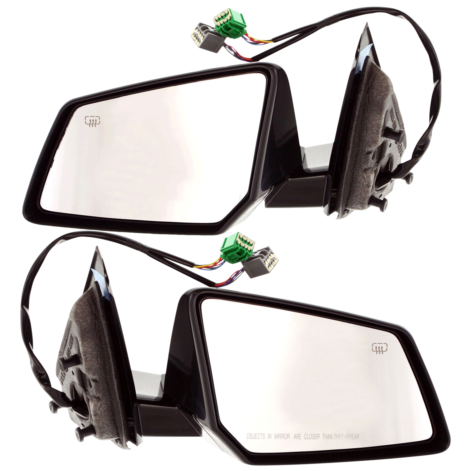 AM ACADIA OUTLOOK 07-08 MIRROR RH AND LH Power Power Folding Heated Paintable w In housing Signal Light and Memory No Auto dimming and BSD SKU SET JST22ER S Partslink GM1320365 GM1321365 OEM 25894447-25894448