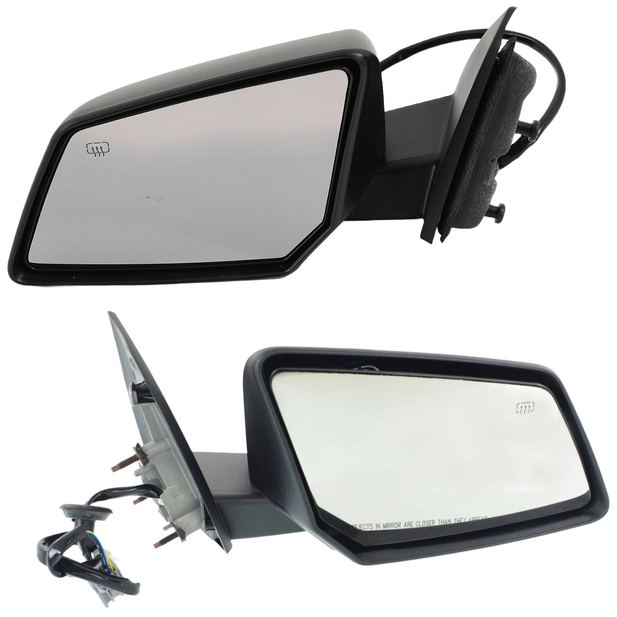 AM ACADIA 07-13 OUTLOOK 07-10 MIRROR RH AND LH Power Manual Folding Heated Textured No Auto dimming BSD Memory and Signal Light SKU SET JST27ER Partslink GM1320401 GM1321401 OEM 25896082-25896083