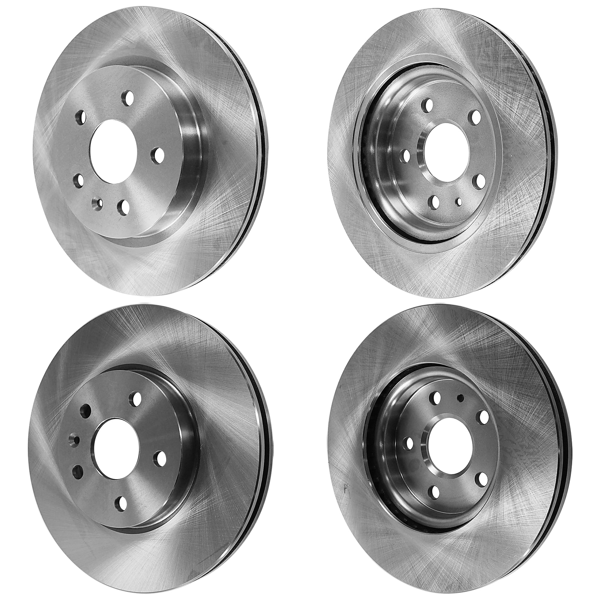 AM LACROSSE 10-16 IMPALA 14-20 FRONT AND REAR BRAKE DISC RH AND LH Plain Surface Vented 5 Lugs SKU SET JSTPC27110027 OEM 569062-13501303-13501290-13501