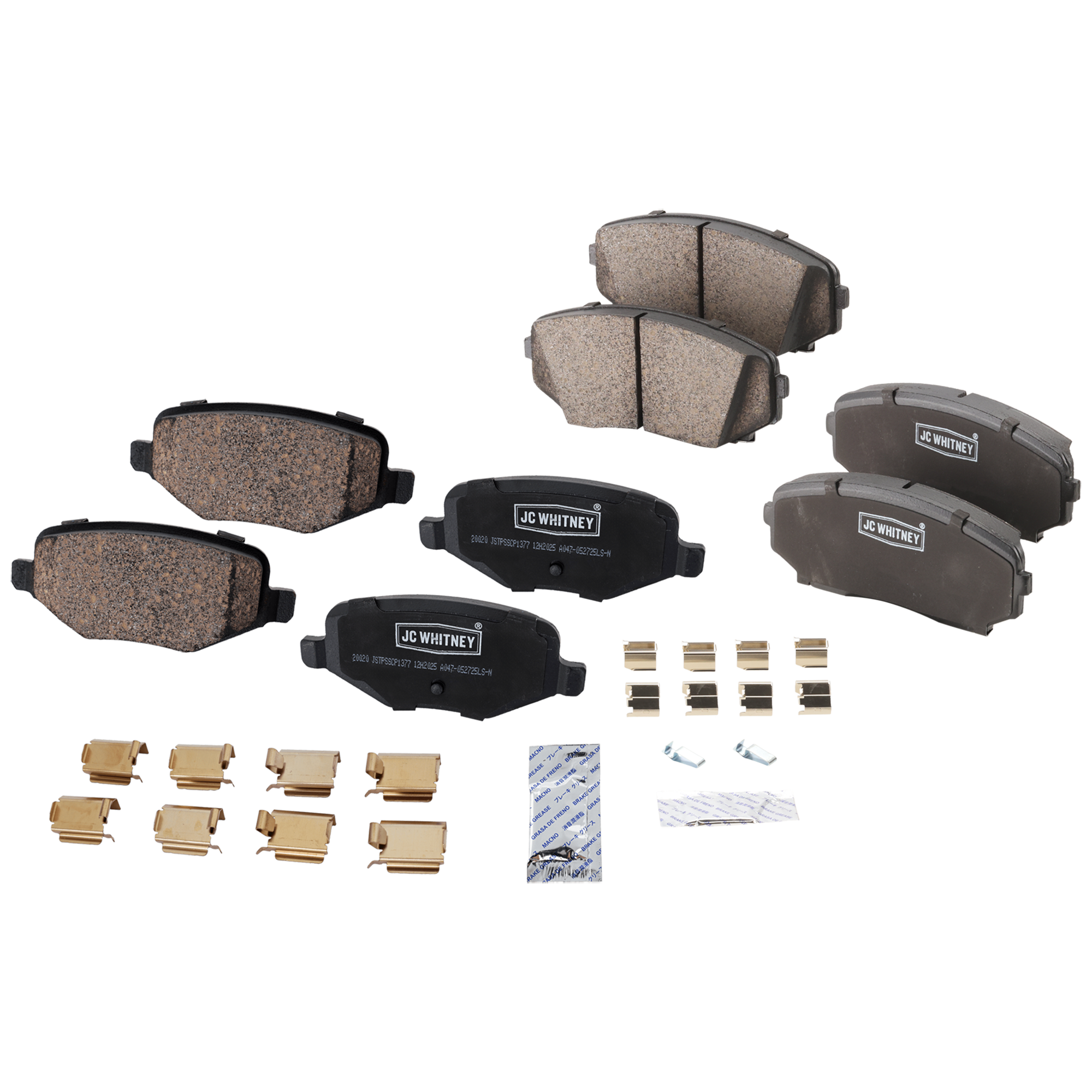 AM Brake Pad Set SKU SET JSTPSSCP1258 B OEM 7T4Z2001A BT4Z2001A BT4Z2001B