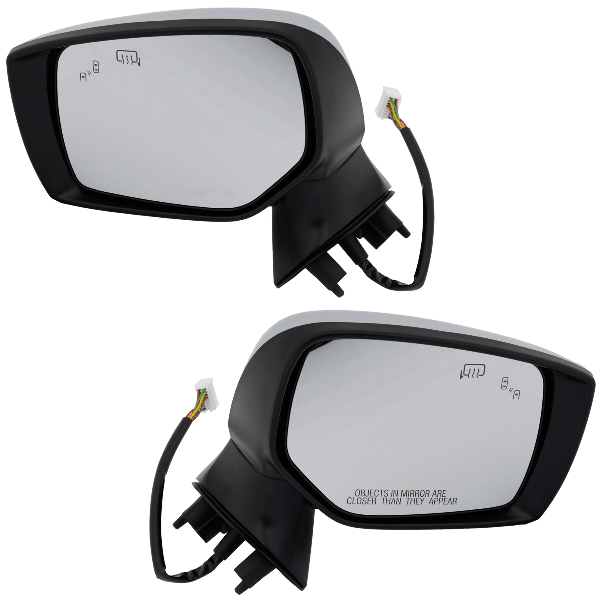 AM LEGACY OUTBACK 15-17 MIRROR RH AND LH Power Manual Folding Heated w Signal Light BSD Side Object Sensor No Memory To 3-17 Chrome SKU SET JSU02CR S Partslink SU1320174 SU1321174 OEM 91036AL20B PFM 91036AL21A PFM