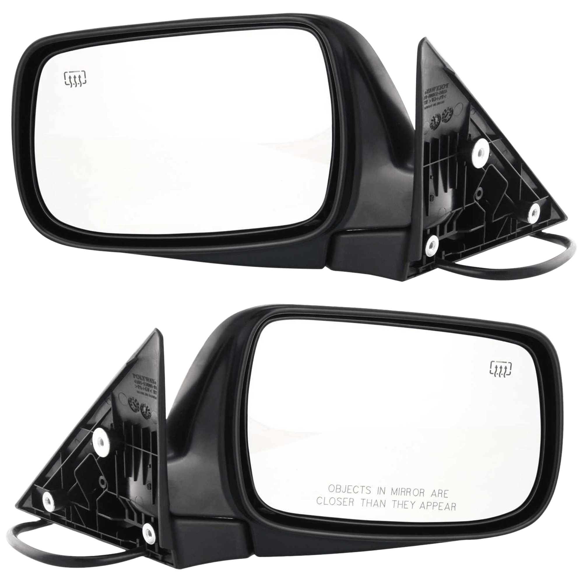 AM LEGACY 00-04 BAJA 03-06 MIRROR RH AND LH Power Manual Folding Heated Paintable 6 hole 5 prong connector SKU SET JSU11ER Partslink SU1320105 SU1321105 OEM 91031AE98ANN 91031AE99ANN