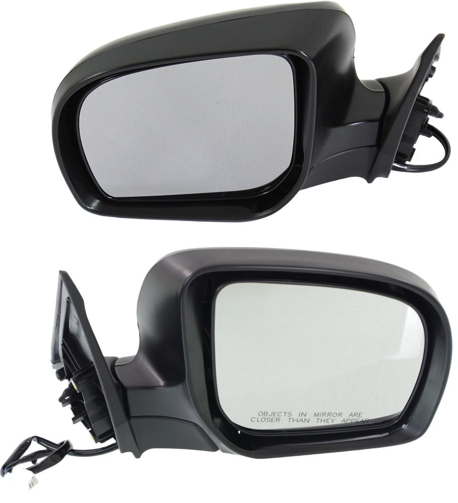 AM FORESTER 11-13 MIRROR RH AND LH Power Manual Folding Non Heated Paintable No Signal Light SKU SET JSU28ER Partslink SU1320120 SU1321120 OEM 91029SC450 PFM 91029SC460 PFM