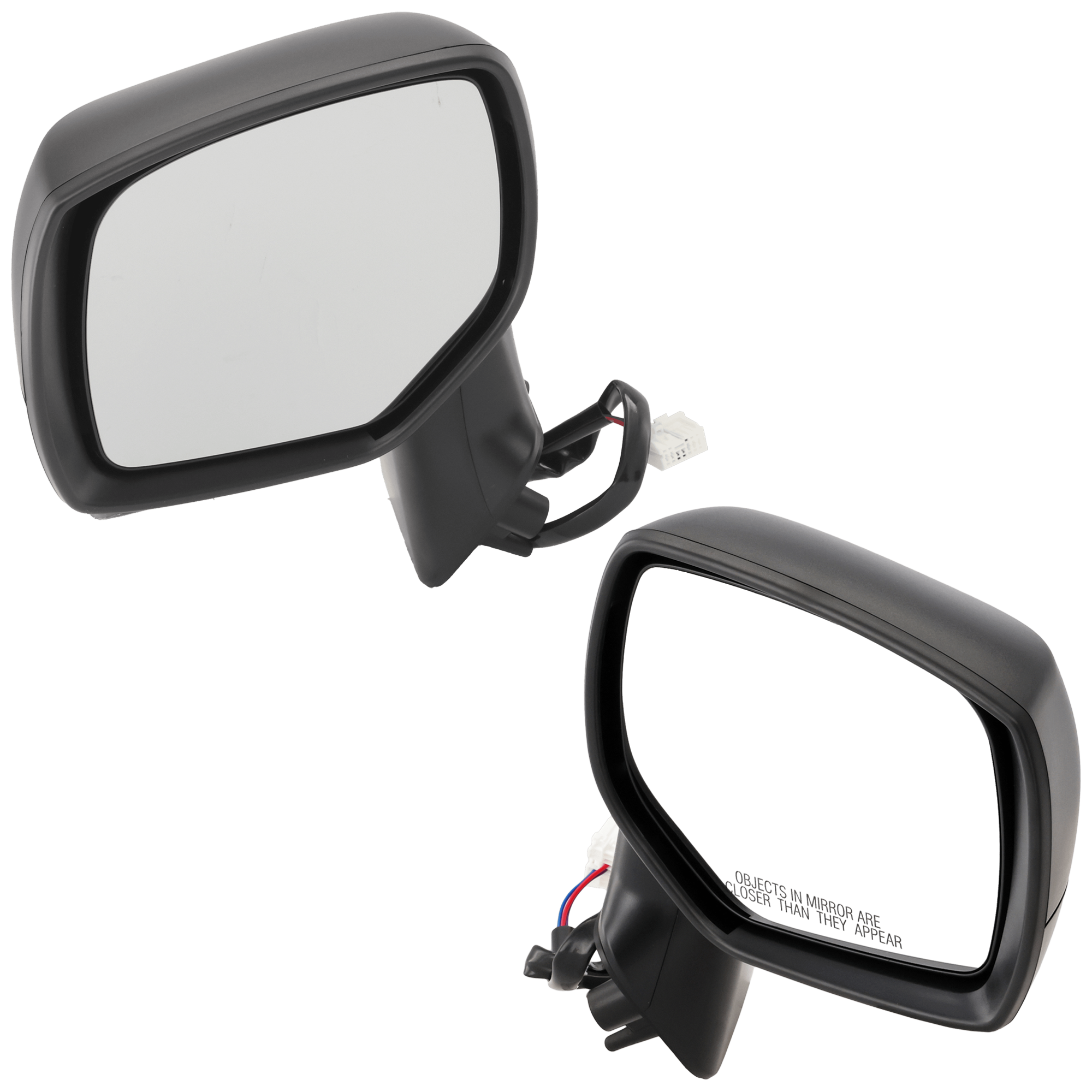 AM FORESTER 14-18 MIRROR RH AND LH Power Manual Folding Non Heated Paintable Textured 2 Caps No Signal Light From 1-13 SKU SET JSU40ER OEM 91036SG002 PFM 91036SG012 PFM