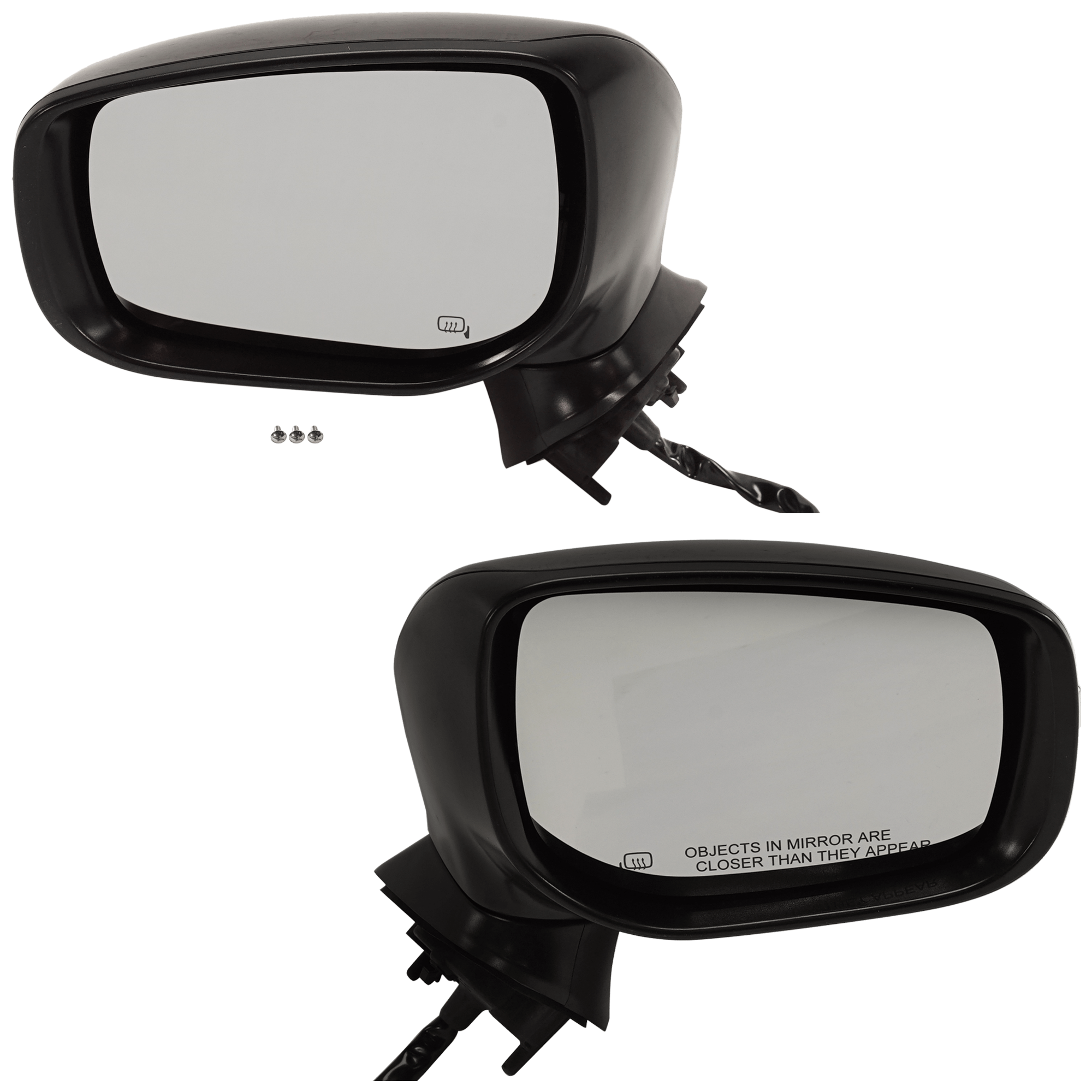 AM IMPREZA 17-22 MIRROR RH AND LH Power Manual Folding Heated Paintable w Signal Light No BSD SKU SET JSU49ER S Partslink SU1320156 SU1321156 OEM 91036FL06A 91039FL02A 91059FL1