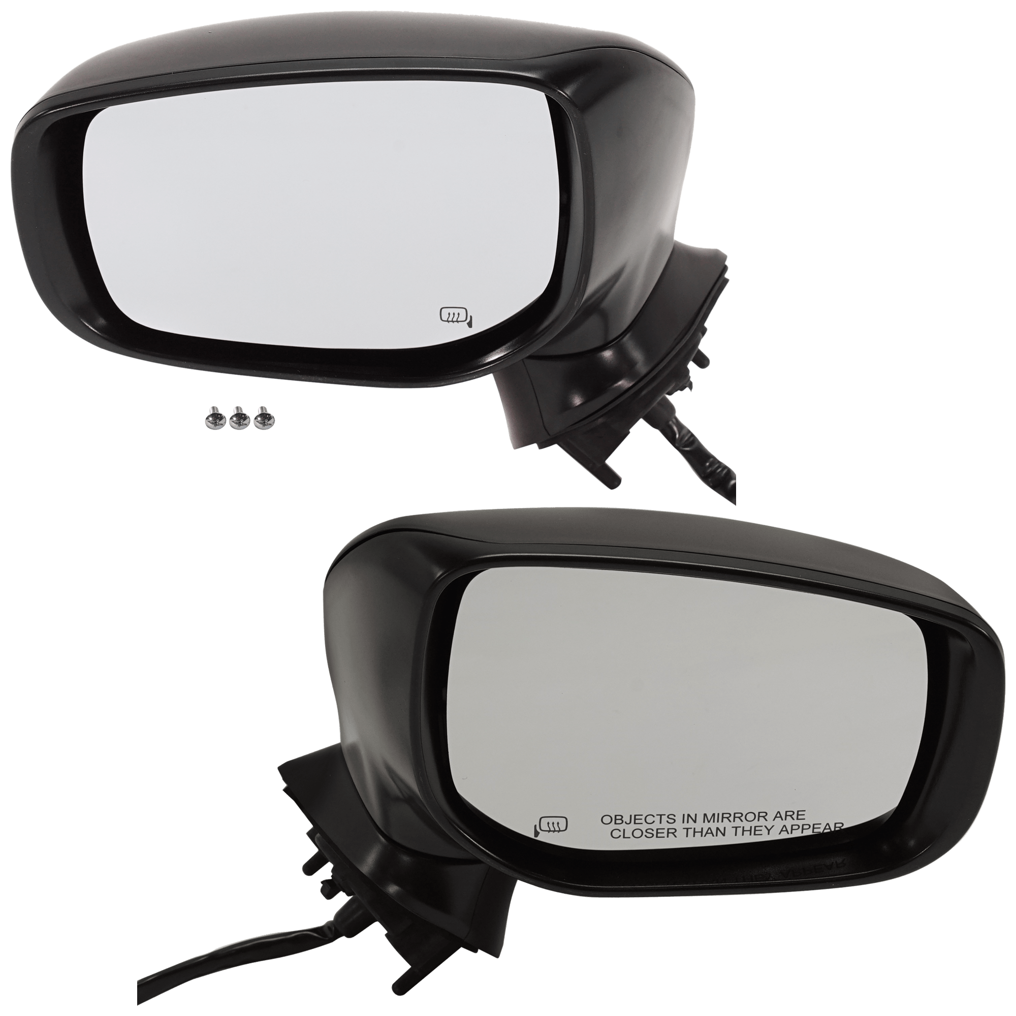 AM IMPREZA 17-22 MIRROR RH AND LH Power Manual Folding Heated Paintable No BSD and Signal Light SKU SET JSU50ER Partslink SU1320155 SU1321155 OEM 91036FL02A 91039FL02A 91036FL0