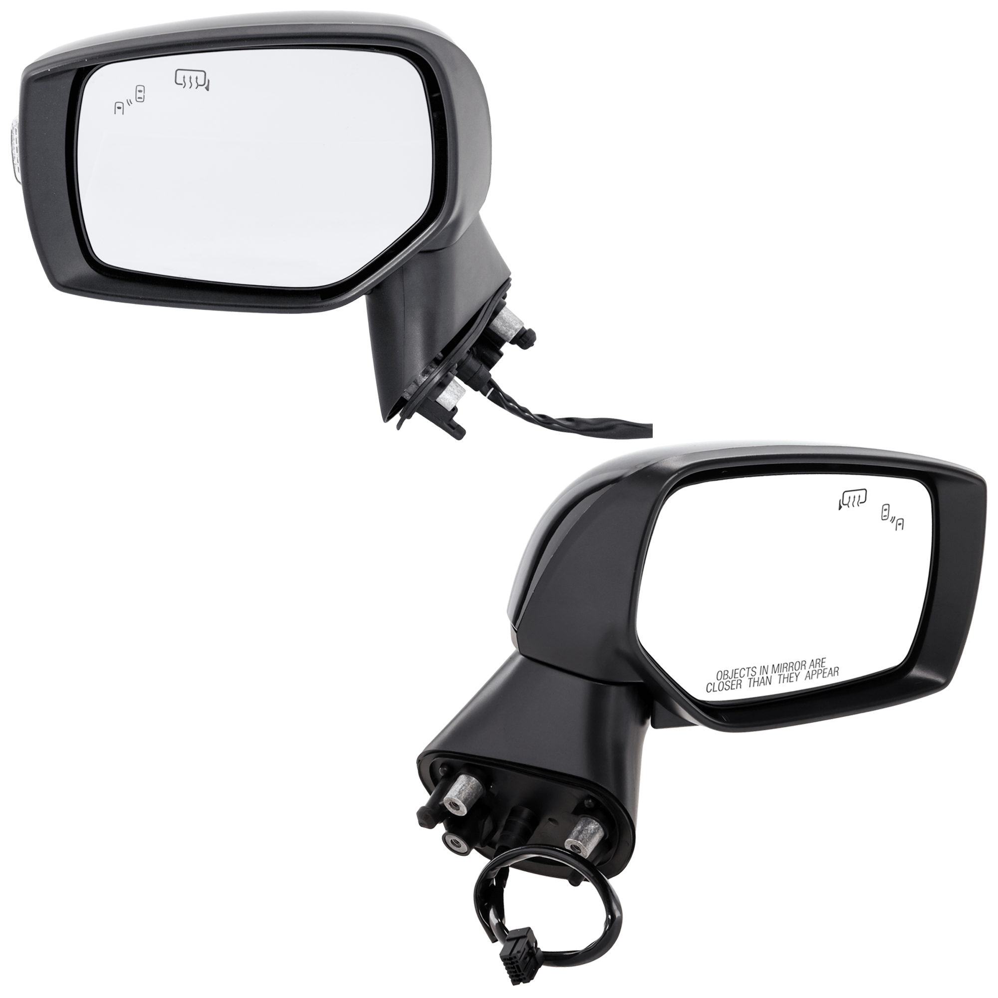AM WRX 16-21 CROSSTREK 16-16 MIRROR RH AND LH Power Manual Folding Heated Paintable with Blind Spot Detection in Glass and Signal Light No Memory CROSSTREK Hybrid Model SKU SET JSU58ER S Partslink SU1320161 SU1321161 OEM 91036VA602 PFM 91036VA612 PFM