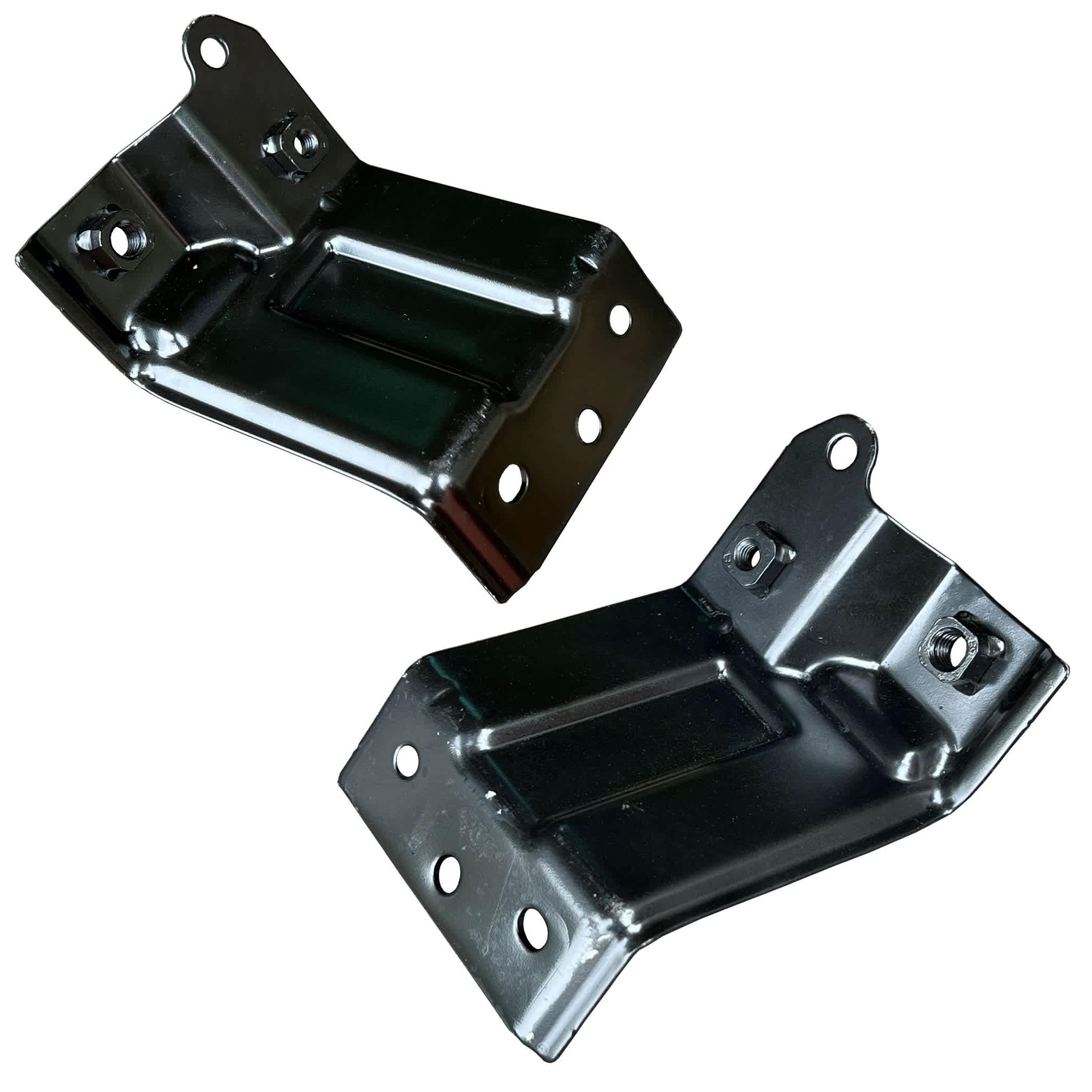 AM TACOMA 24-24 FRONT BUMPER BRACKET RH AND LH Lower Steel Crew Cab SKU SET JT01310119 Partslink TO1042167 TO1043167 OEM 52137AK010-52138AK010