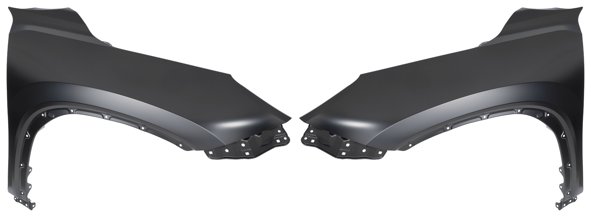 AM GRAND HIGHLANDER 24-24 FRONT FENDER RH AND LH Steel Paint to Match CAPA SKU SET JT22010001Q Partslink TO1240287C TO1241287C OEM 538110E240-538120E200