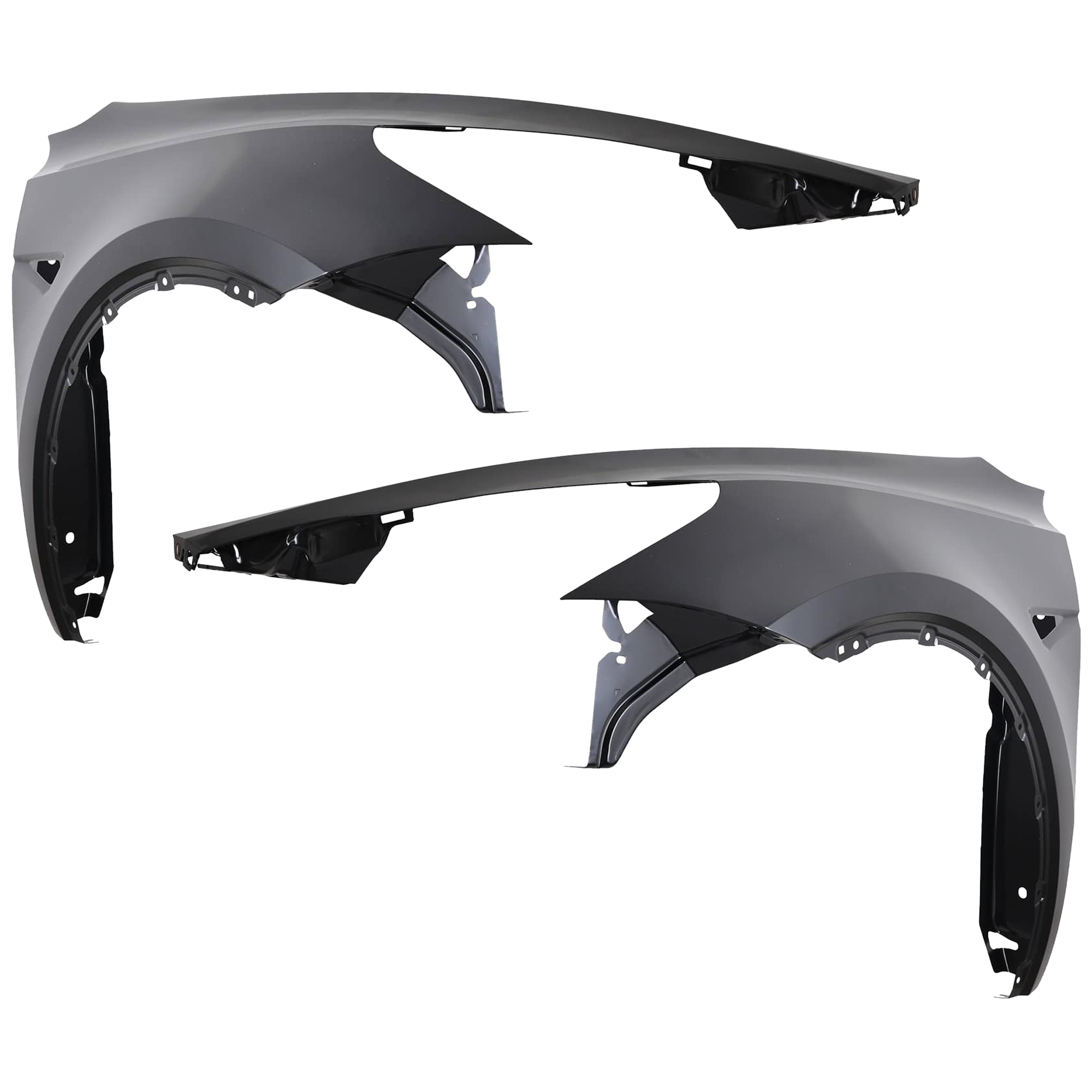 AM MODEL Y 20-24 FRONT FENDER RH AND LH Steel w Code By02 SKU SET JT22010007 Partslink TA1240102 TA1241102 OEM 1656101ETA 1656102ETA