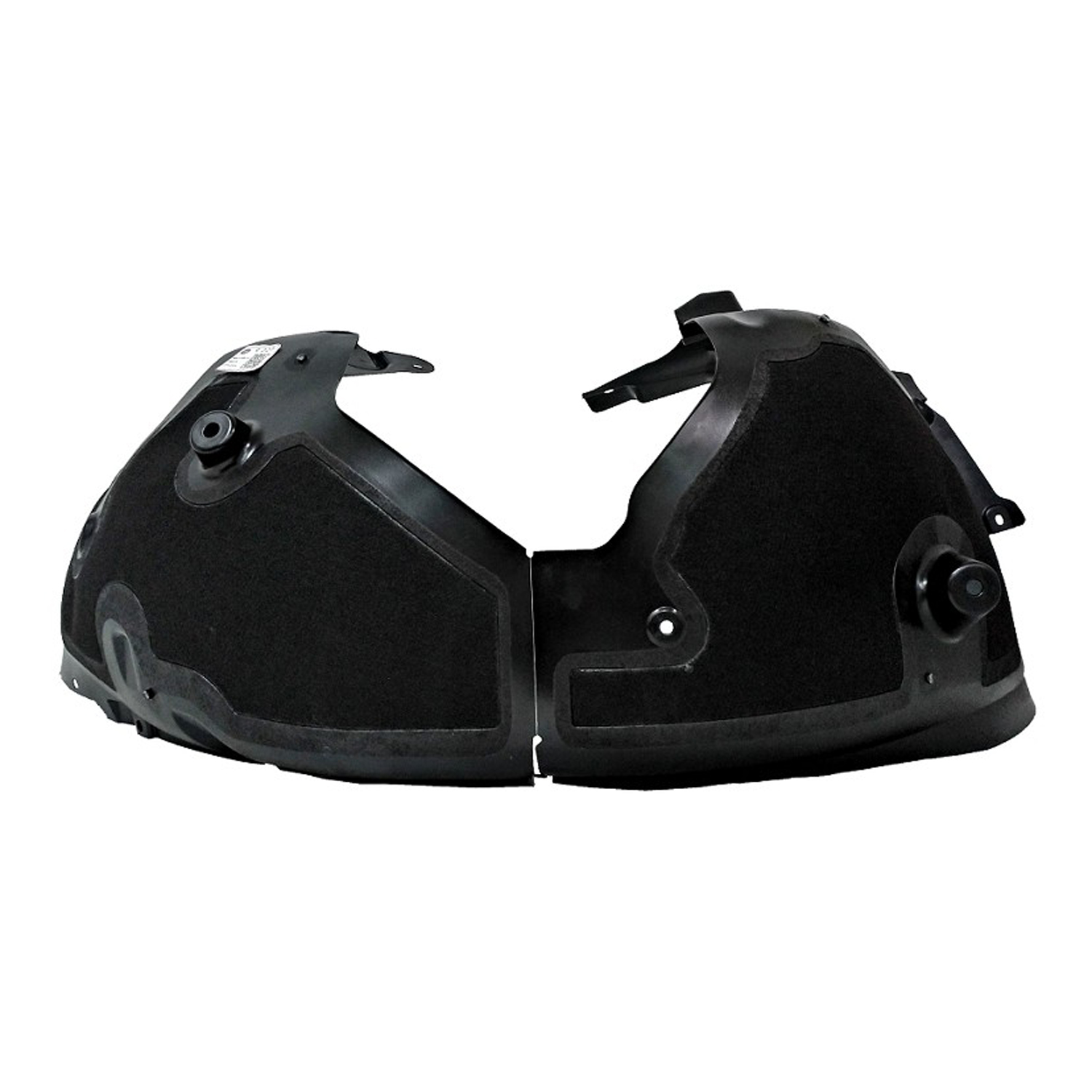 AM MODEL 3-18-23 FRONT FENDER LINER RH AND LH Heat Form w o Insulation Foam From 3-22-18 SKU SET JT22210001 Partslink TA1248100 TA1249100 OEM 108158100E 108158100D 10815820