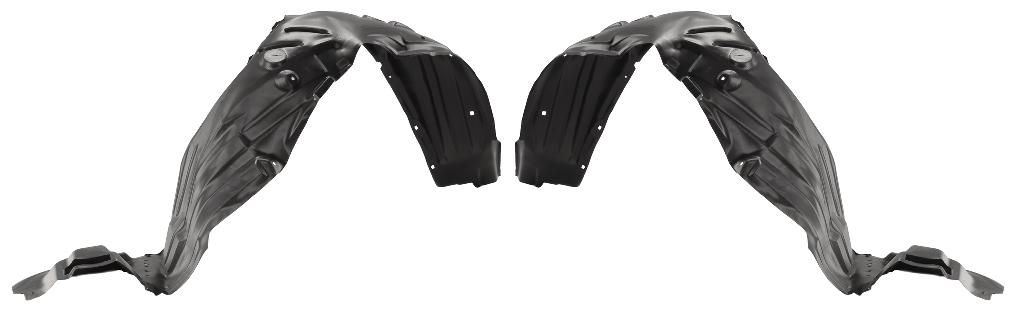 AM COROLLA 17-19 FRONT FENDER LINER RH AND LH Plastic Vacuum Form w o Insulation Foam SKU SET JT22210003 OEM 5387502610 PFM 5387602660 PFM