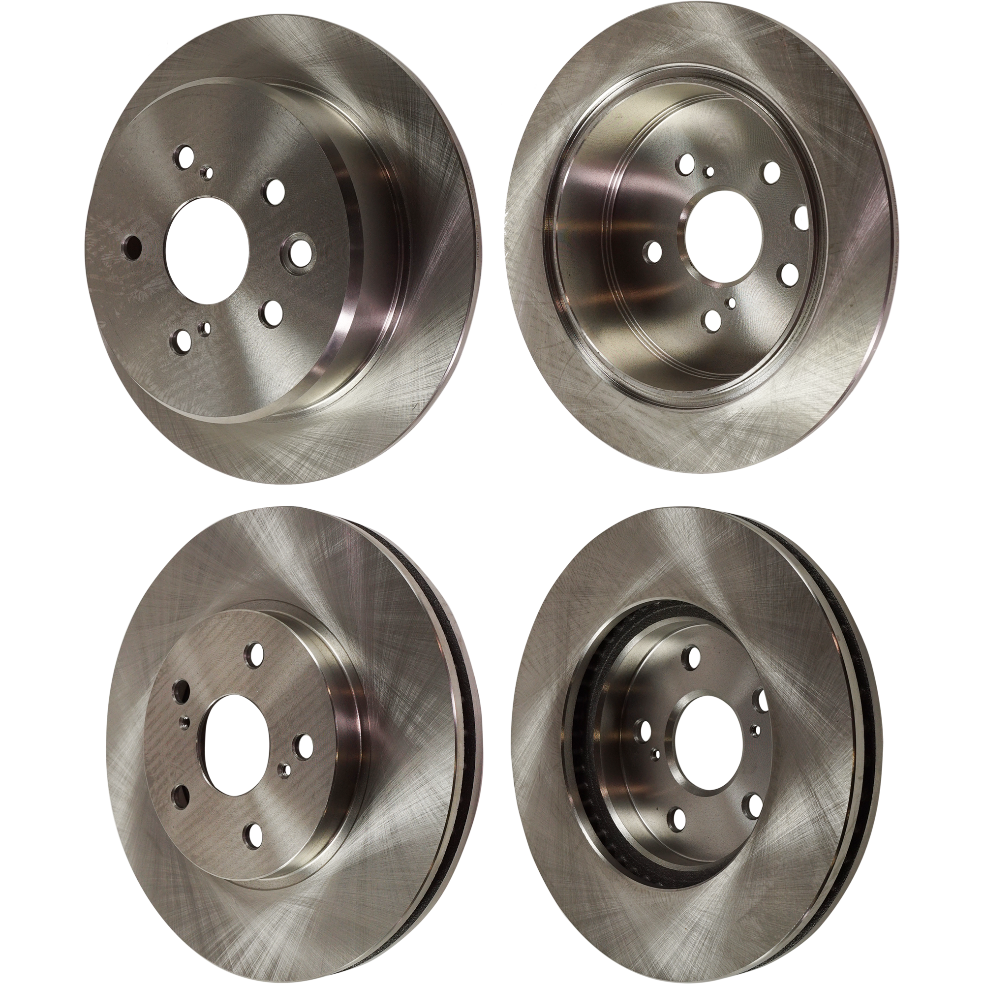 AM IS250-06-15 FRONT AND REAR BRAKE DISC 4 Wheel Set SKU SET JT27110008-4 A OEM 4243130280-424310P010-43512331