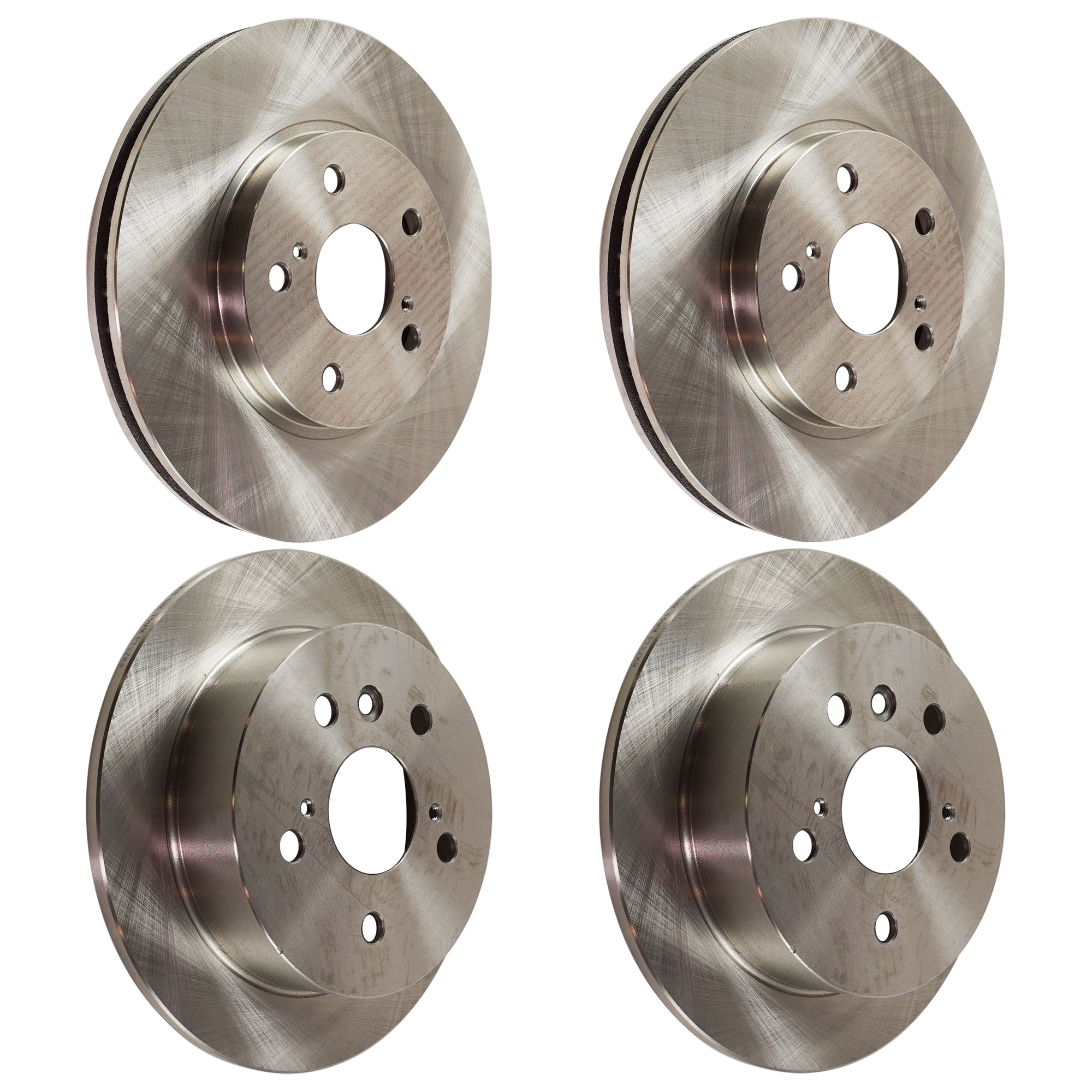 AM CAMRY 02-06 SOLARA 04-08 FRONT AND REAR BRAKE DISC 4 Wheel Set SKU SET JT27110008-4 B OEM 4243133100-4243106050-42431060