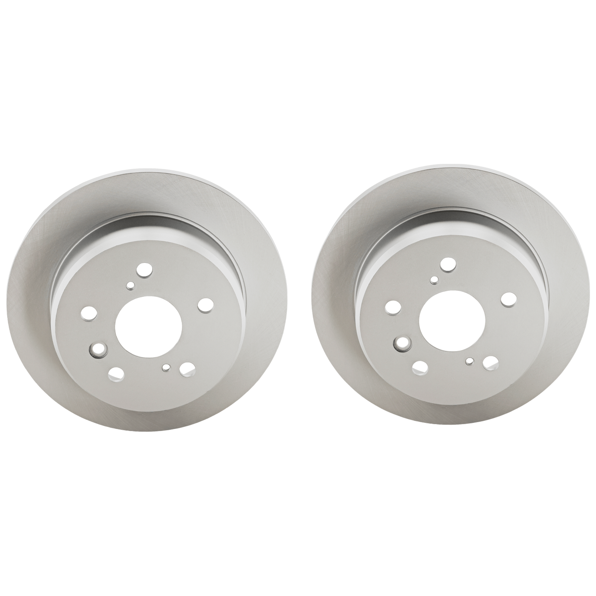 AM CAMRY 02-06 SOLARA 04-08 REAR BRAKE DISC RH AND LH Plain Surface G Coated Cast Iron Solid 5 Lugs SKU SET JT27110009G 2 OEM 4243106051 PFM