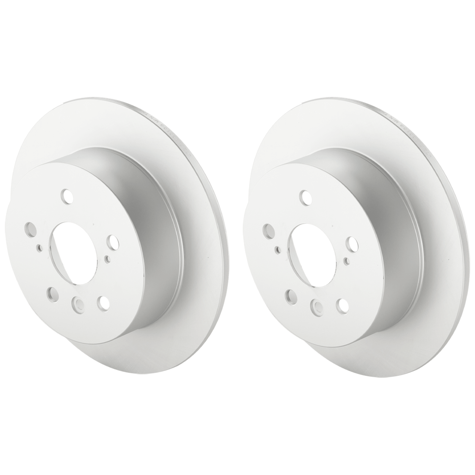 AM CAMRY 12-17 AVALON ES350-13-18 REAR BRAKE DISC RH AND LH Plain Surface G Coated Cast Iron Solid 5 Lugs SKU SET JT27110010G 2 OEM 4243106120 PFM
