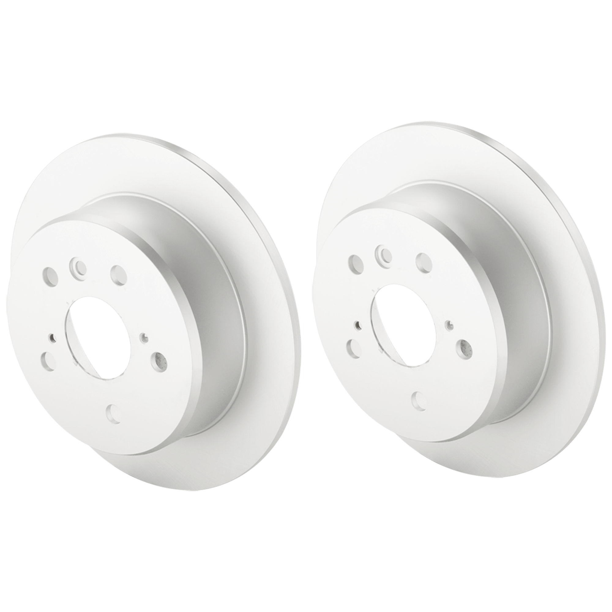 AM CAMRY 92-01 SOLARA 99-03 REAR BRAKE DISC RH AND LH Plain Surface G Coated Cast Iron Solid 5 Lugs SKU SET JT27110012G 2 OEM 4243133040 PFM
