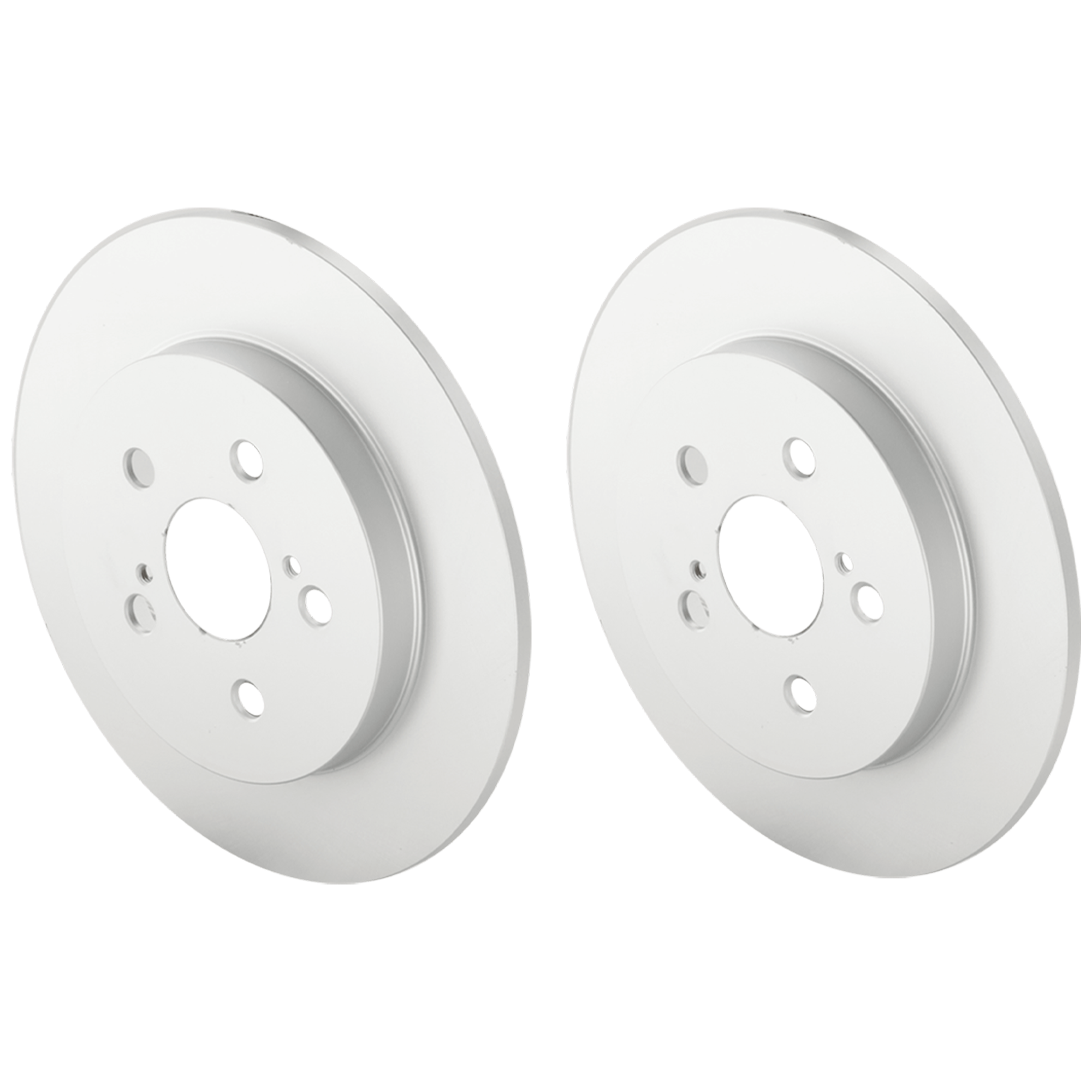 AM PRIUS 10-22 COROLLA 09-11-14-22 REAR BRAKE DISC RH AND LH Plain Surface G Coated Cast Iron Solid 5 Lugs SKU SET JT27110019G 2 OEM 4243102550 PFM