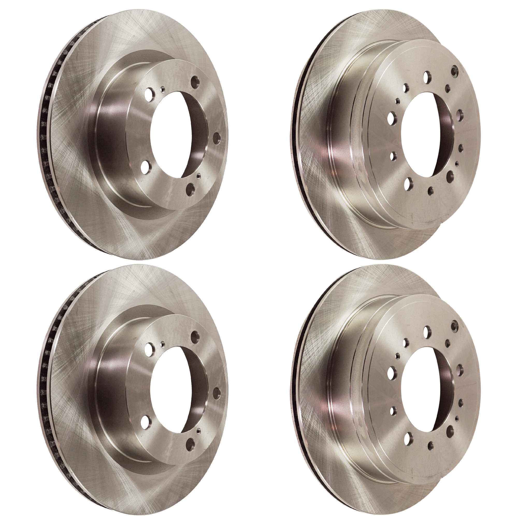 AM LAND CRUISER 08-20 LX570-08-16 FRONT AND REAR BRAKE DISC 4 Wheel Set SKU SET JT27110028-4 OEM 424310C010-424310C011-43512601
